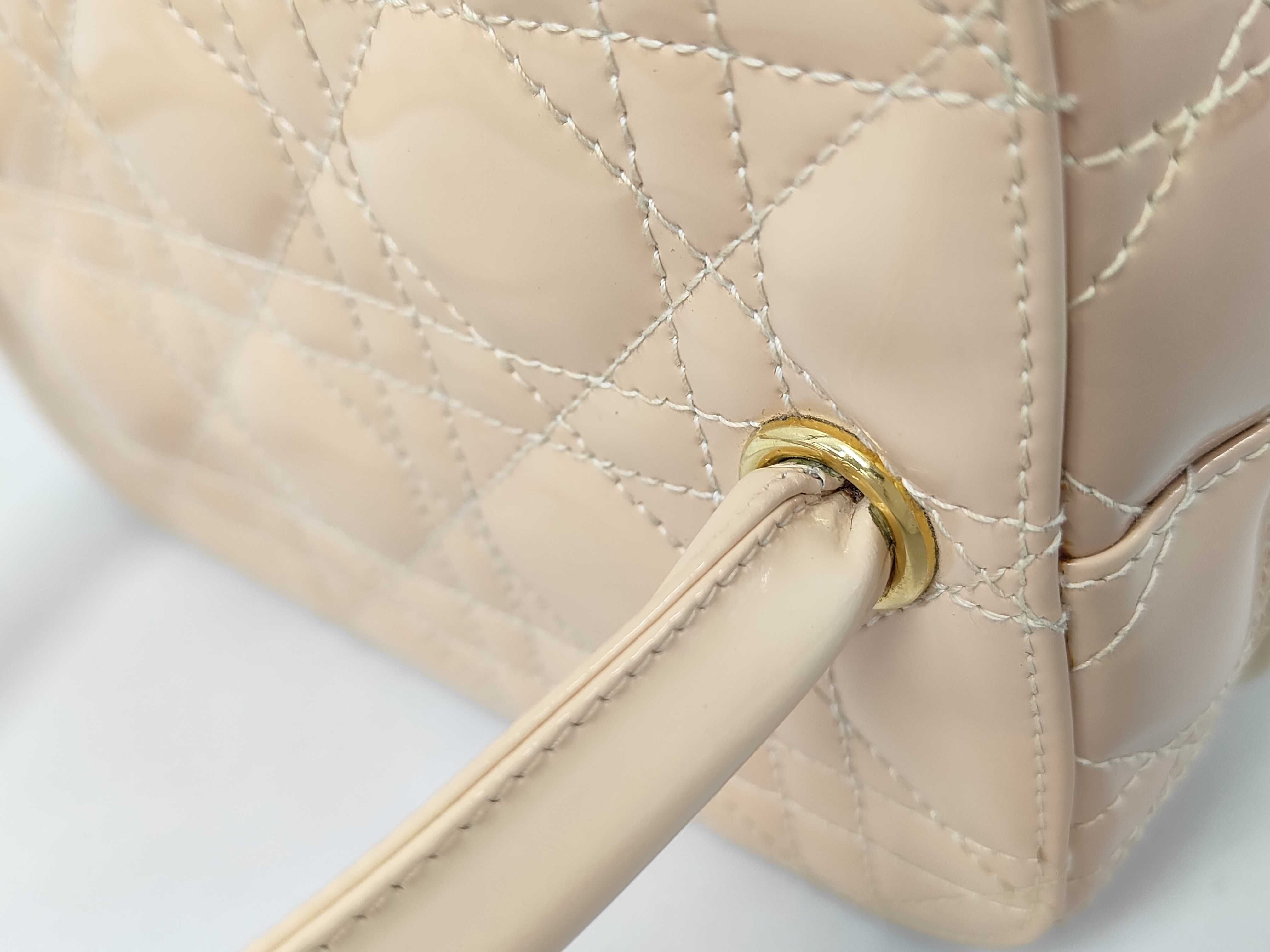 Cannage Vanity Top Handle Vanity Bag with Mirror — view 6
