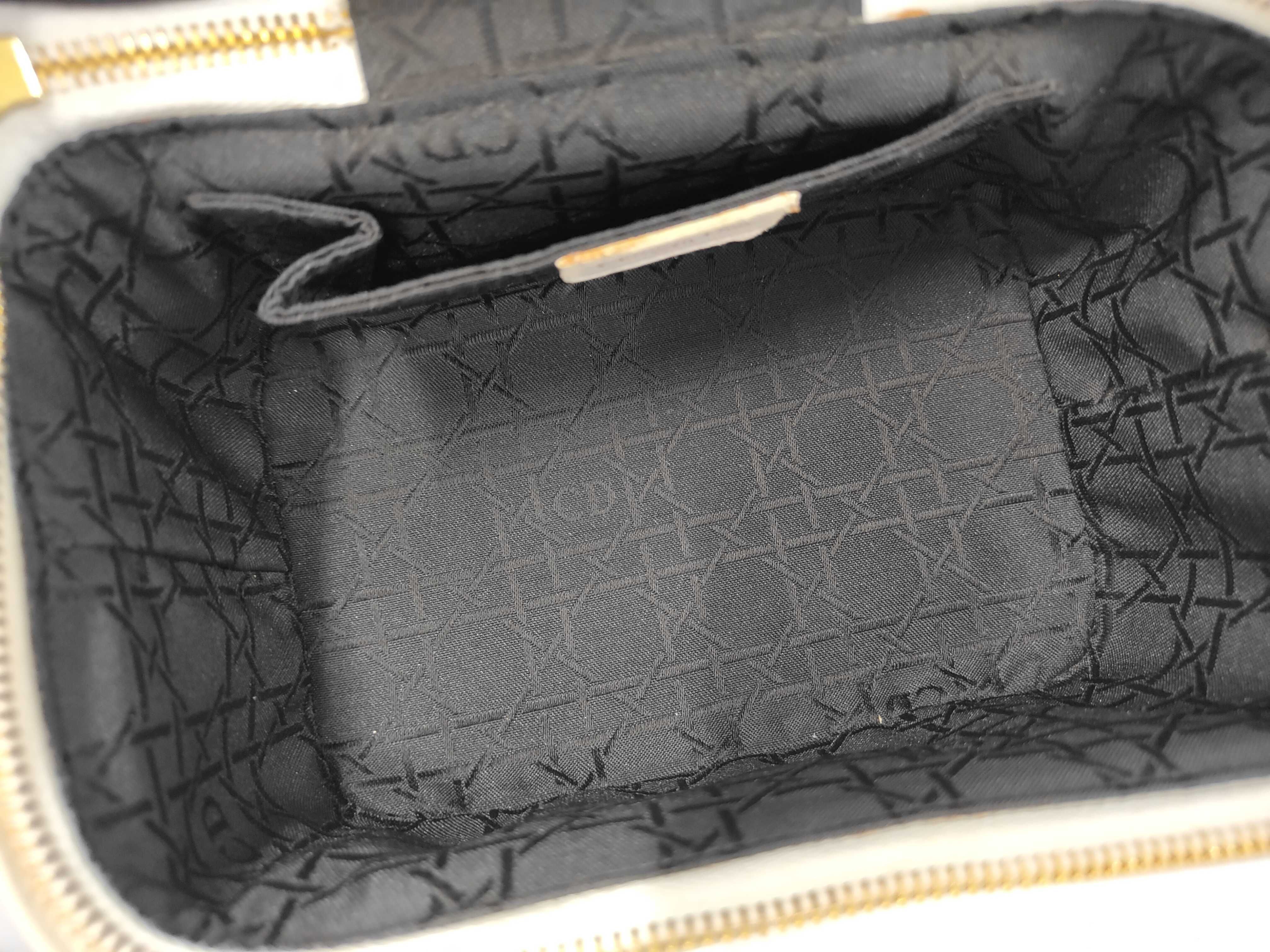 Cannage Vanity Top Handle Vanity Bag with Mirror — view 9
