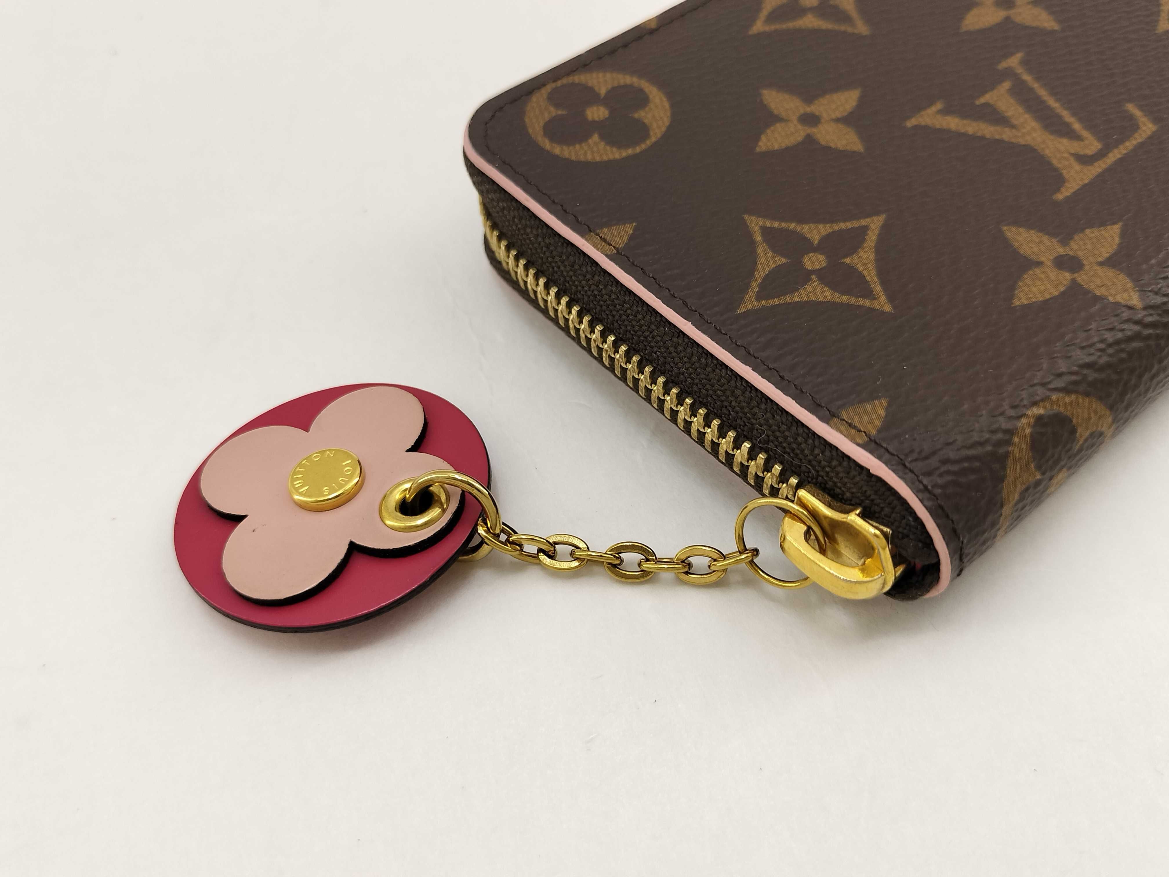 Monogram Portefeuille Clemence Flower Fuchsia Wallet — view 6
