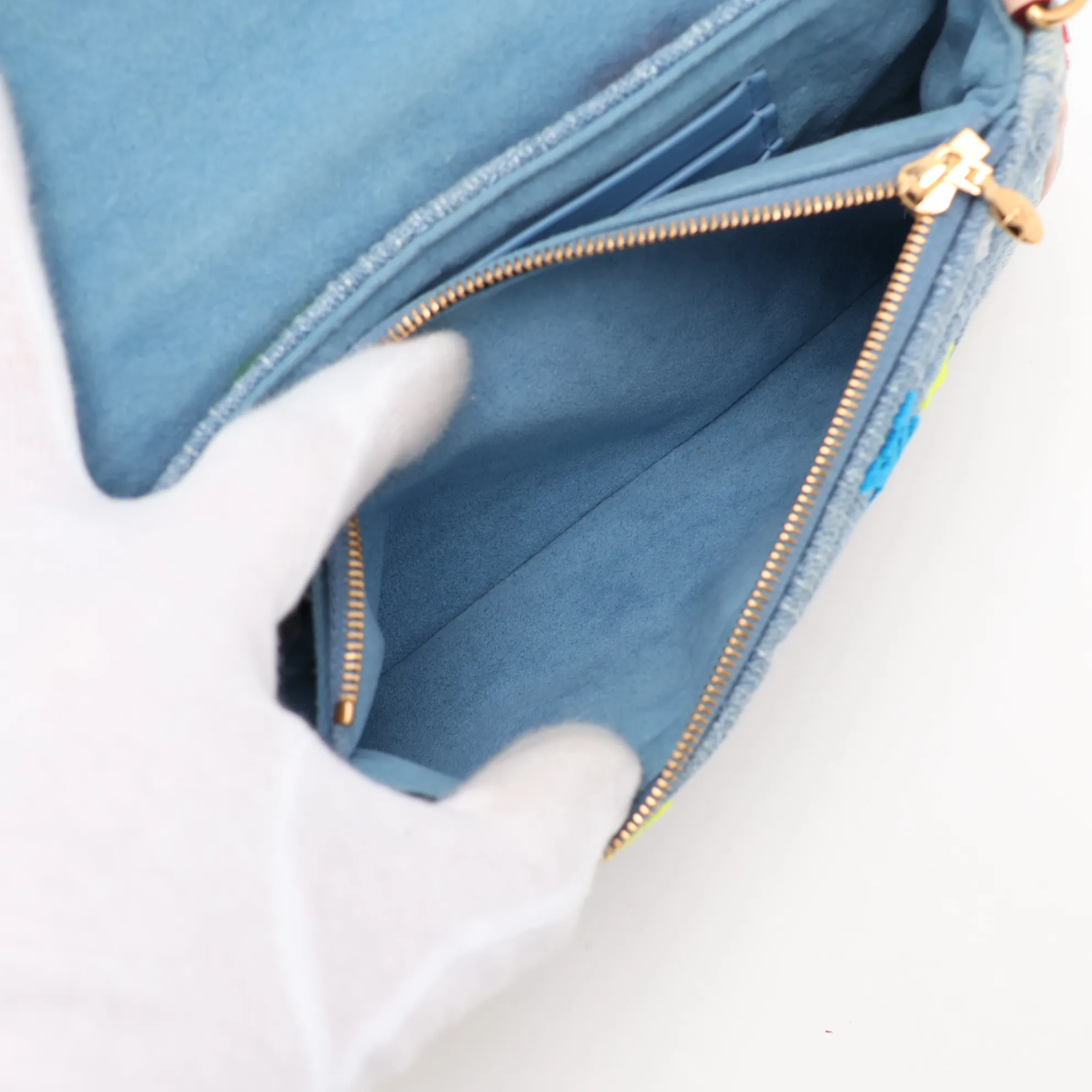 New Wave Pochette Chain M67531 TJ0189 Blue (RFID detected) — view 7