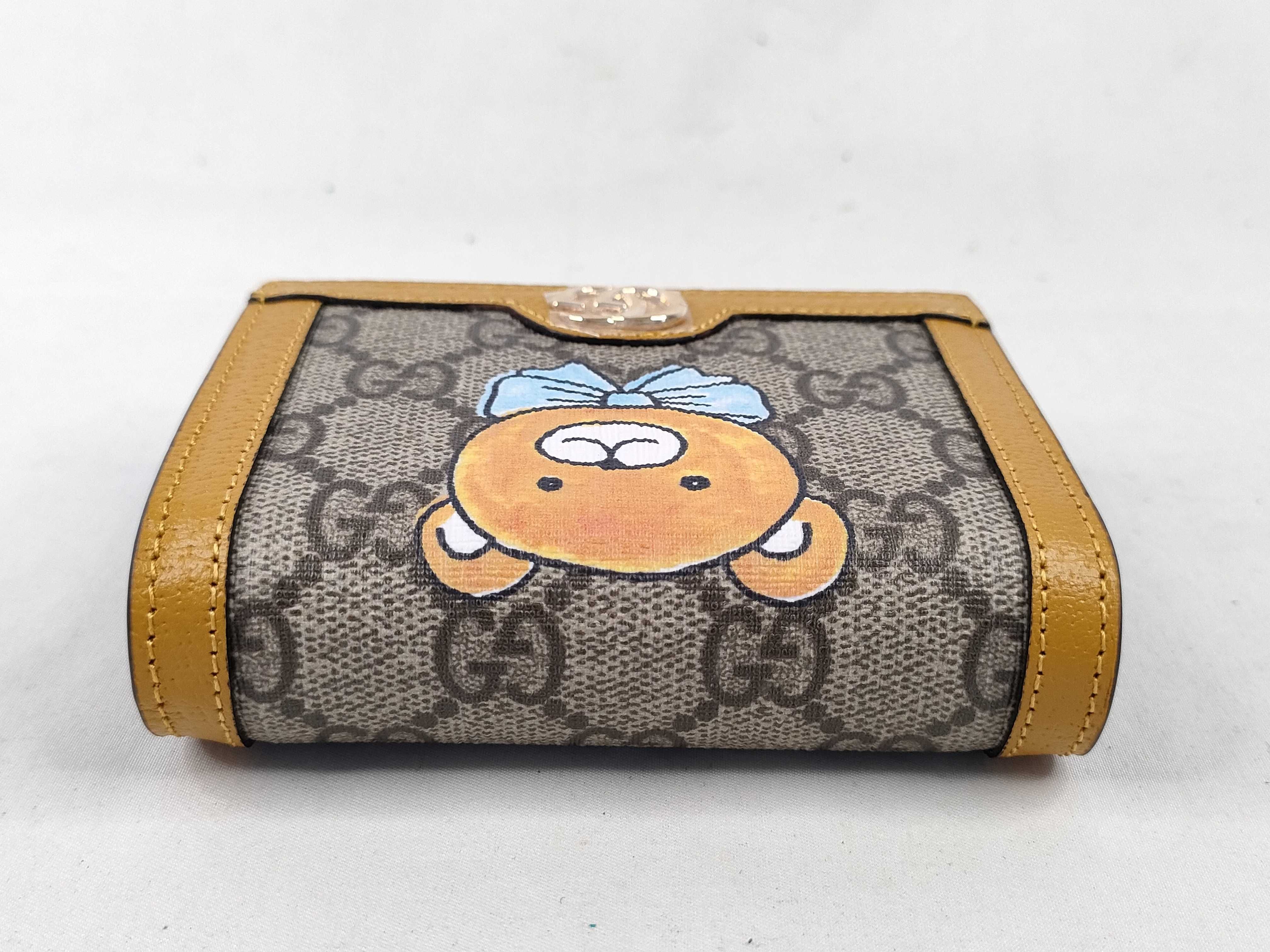 GG Gucci Teddy Bear Wallet (Unused) — view 6