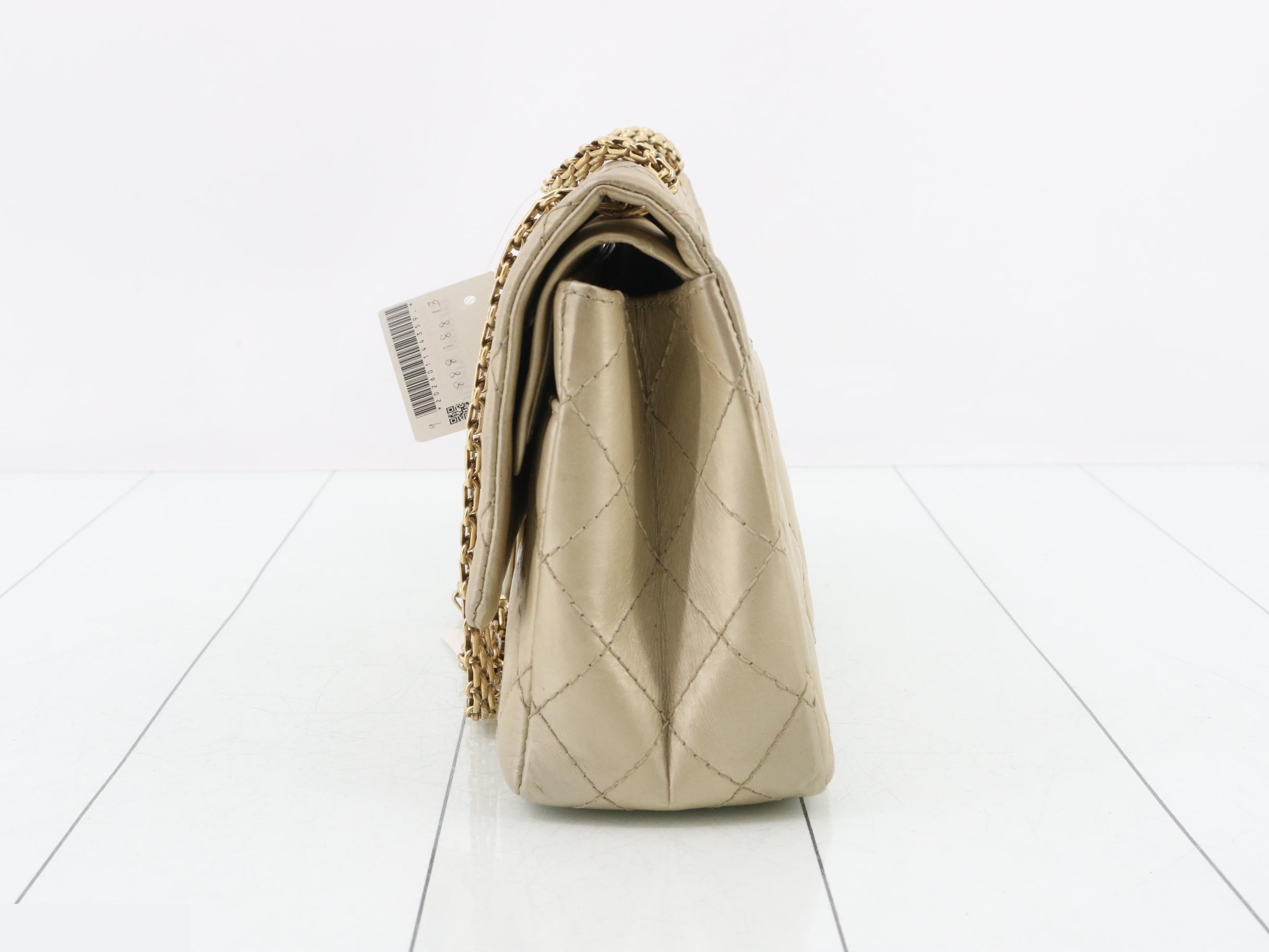 2.55 Leather Double Flap Double Chain Shoulder Bag — view 3