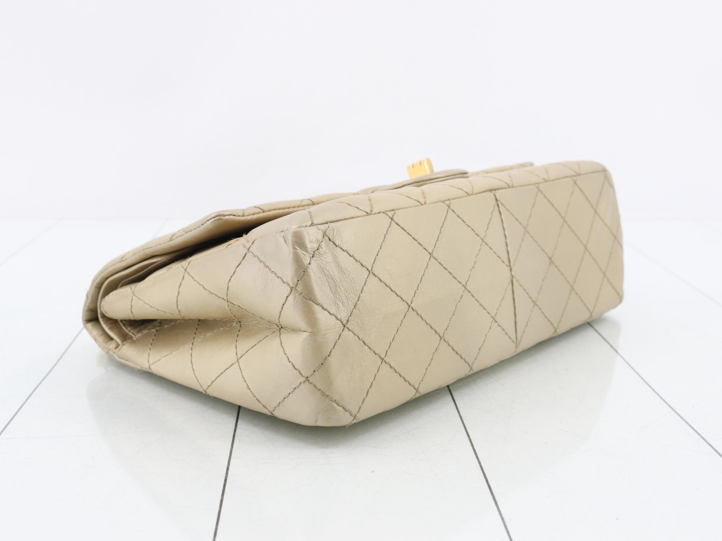 2.55 Leather Double Flap Double Chain Shoulder Bag — view 5