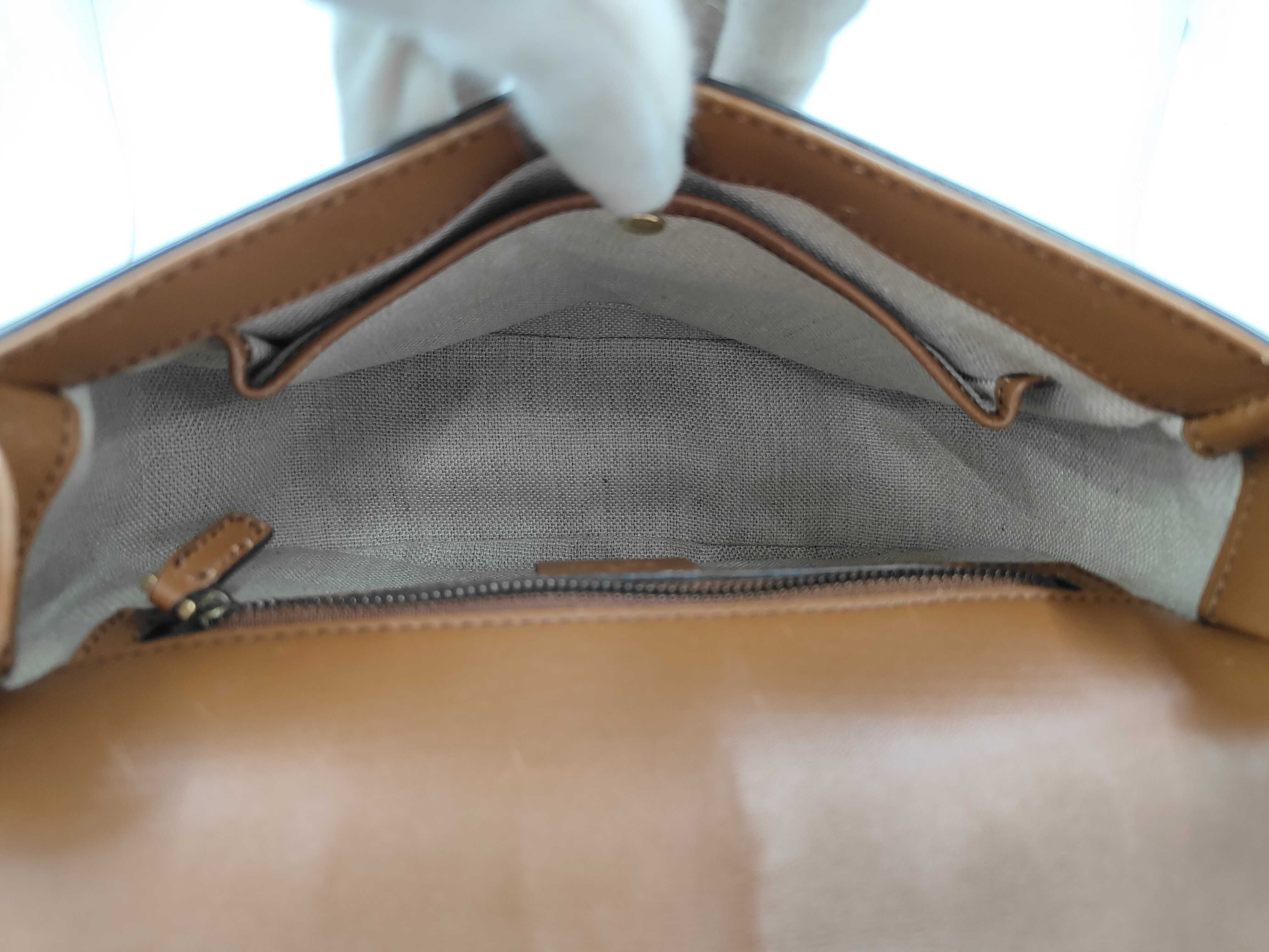 GG Canvas Gucci GG Canvas Horsebit Canvas Leather Shoulder Bag Brown 383848 Shoulder Bag — view 11