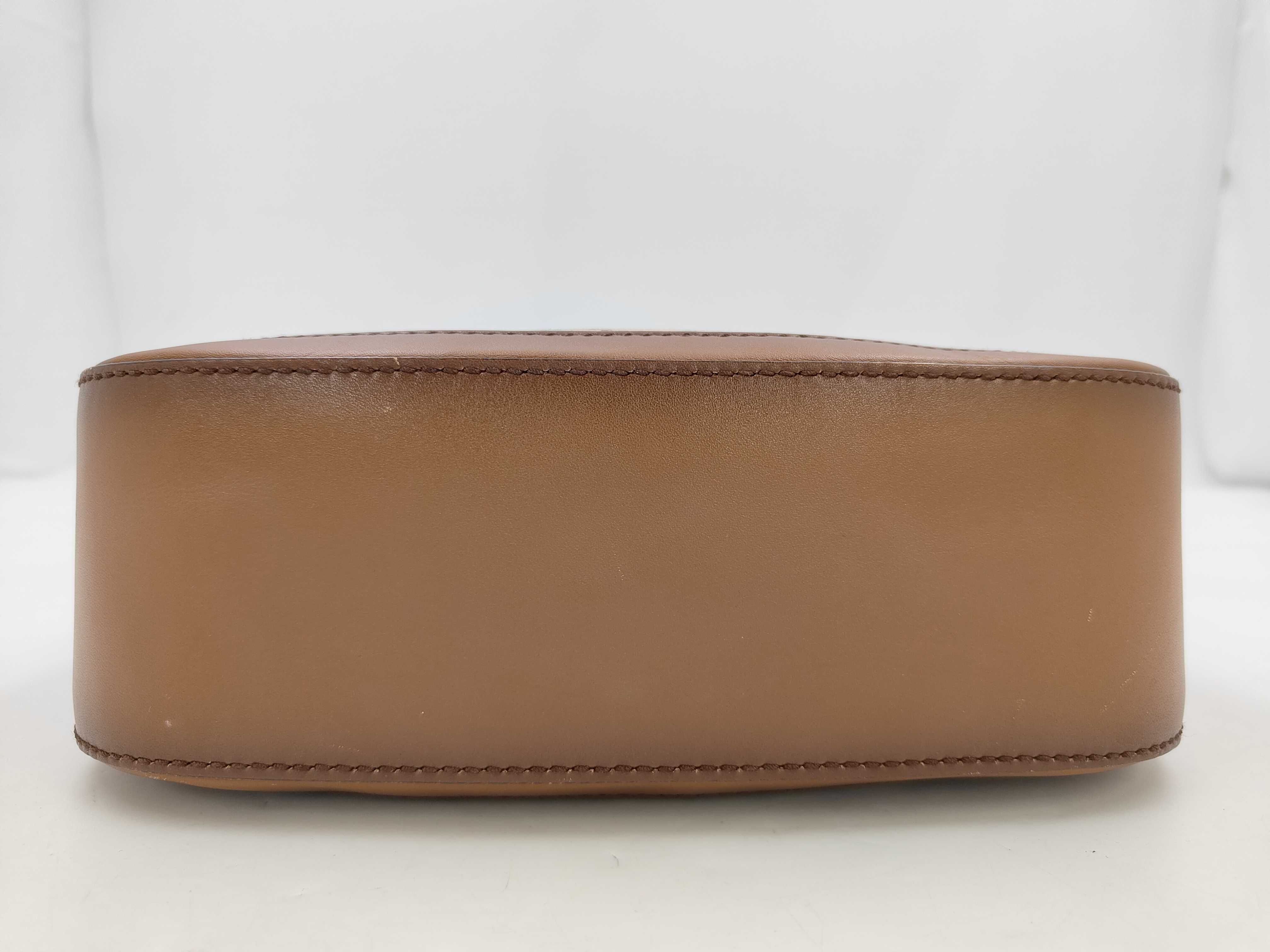 GG Canvas Gucci GG Canvas Horsebit Canvas Leather Shoulder Bag Brown 383848 Shoulder Bag — view 3