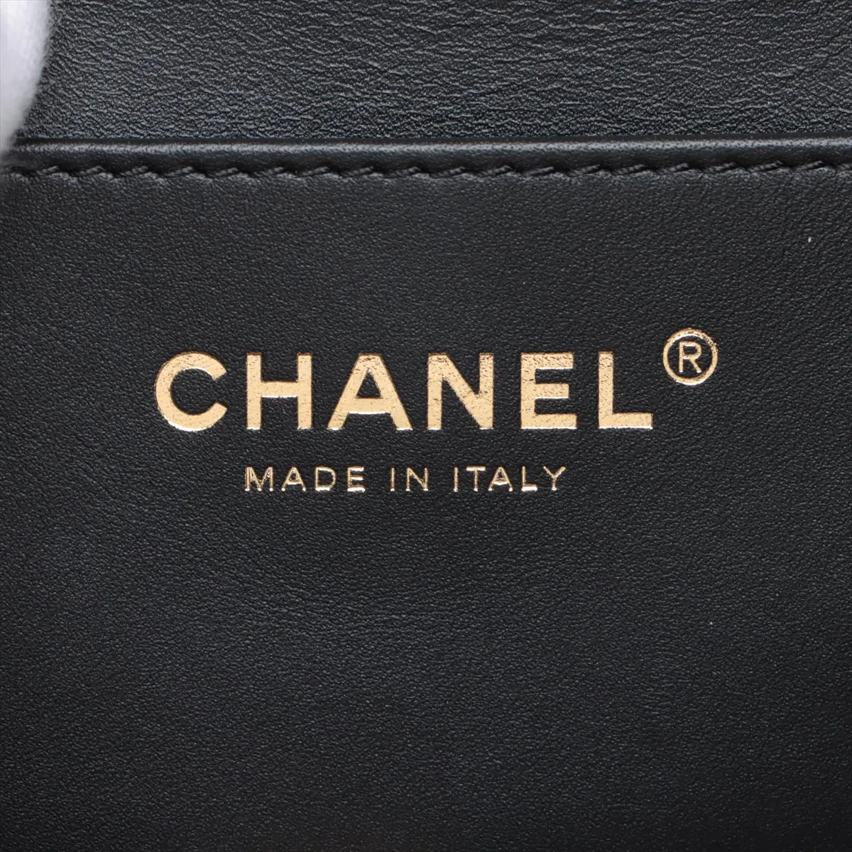 [Individually wrapped] Chanel 25 Small Leather x Boa Chain Shoulder Bag Black x White Gold Hardware EC4XP451 Random Plate — view 10