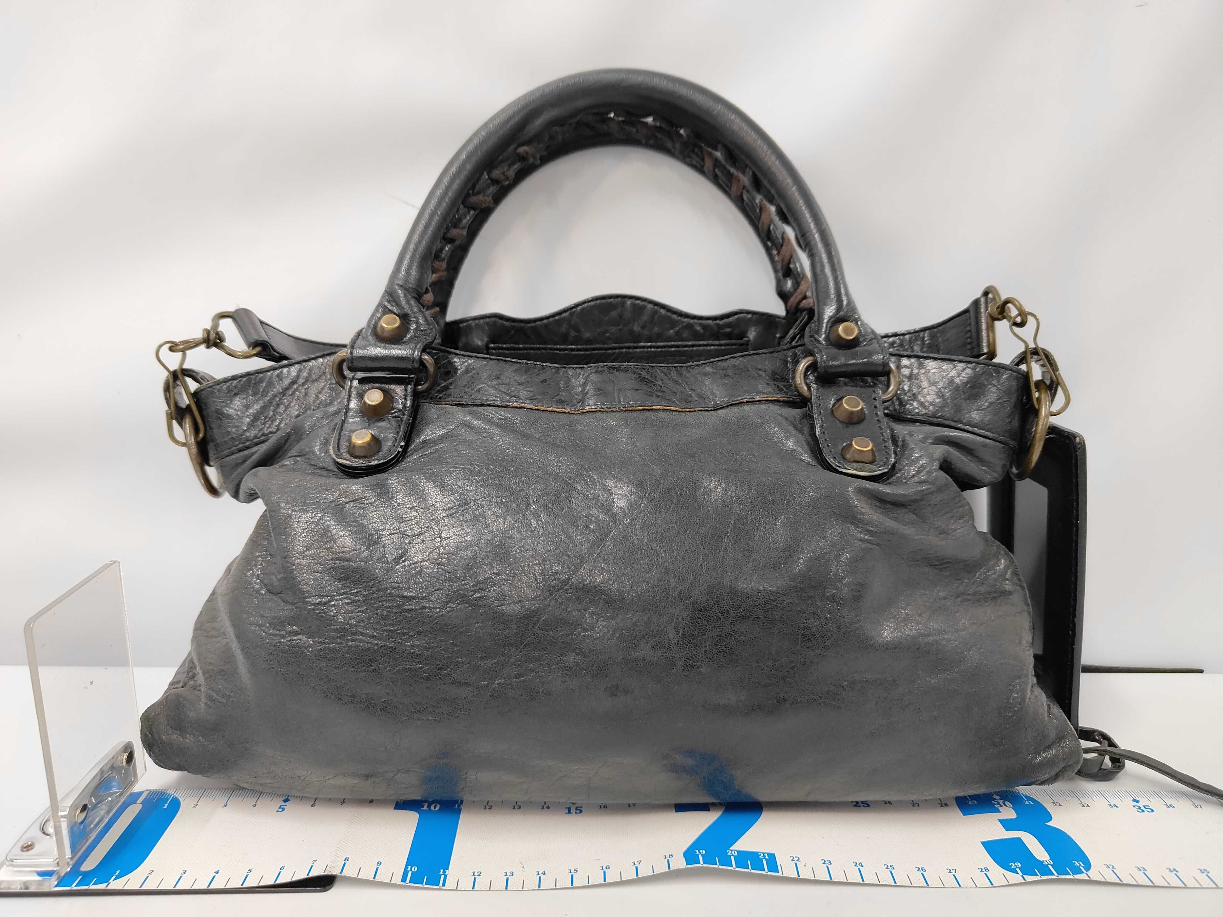 City Black Leather Handbag — view 2