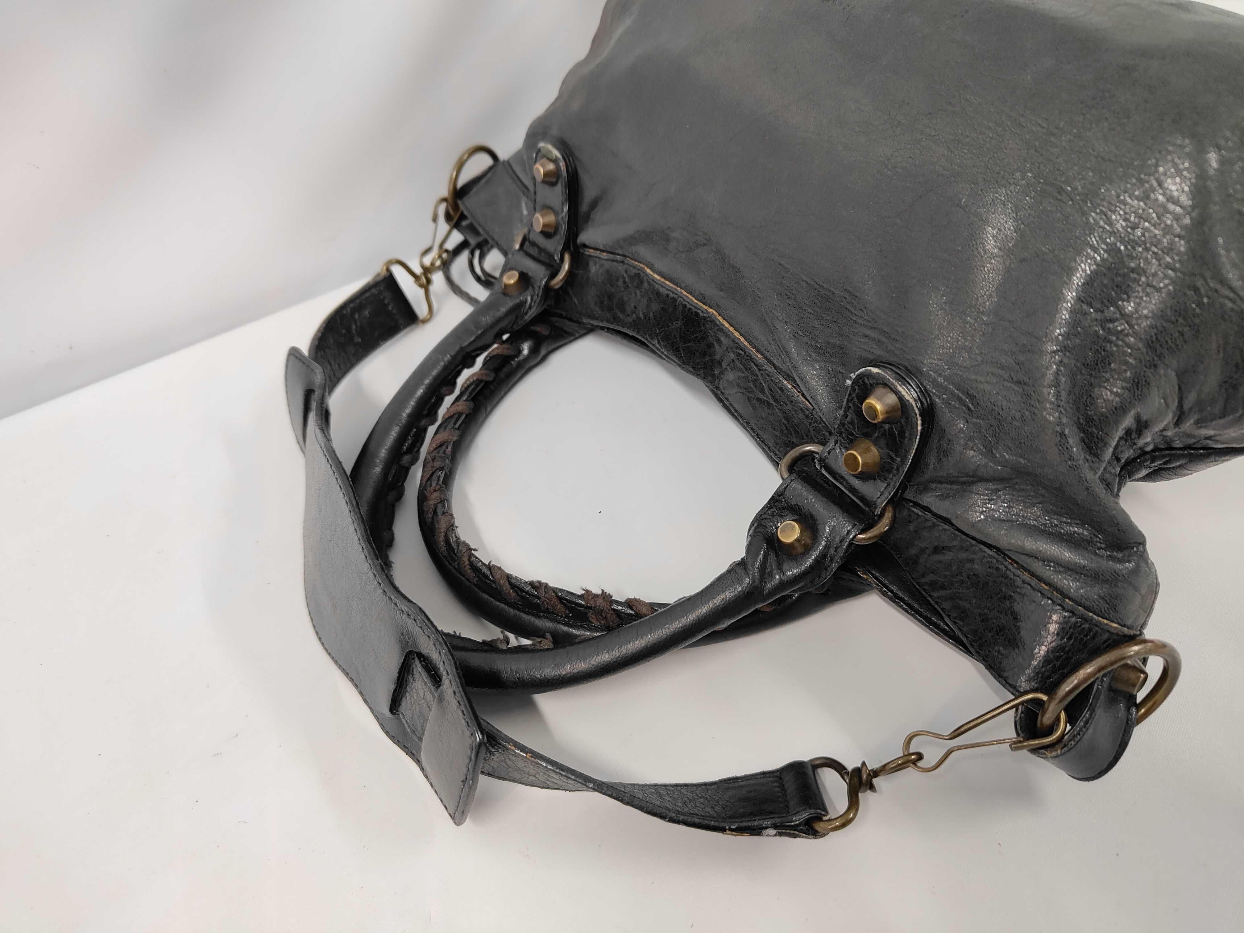 City Black Leather Handbag — view 5