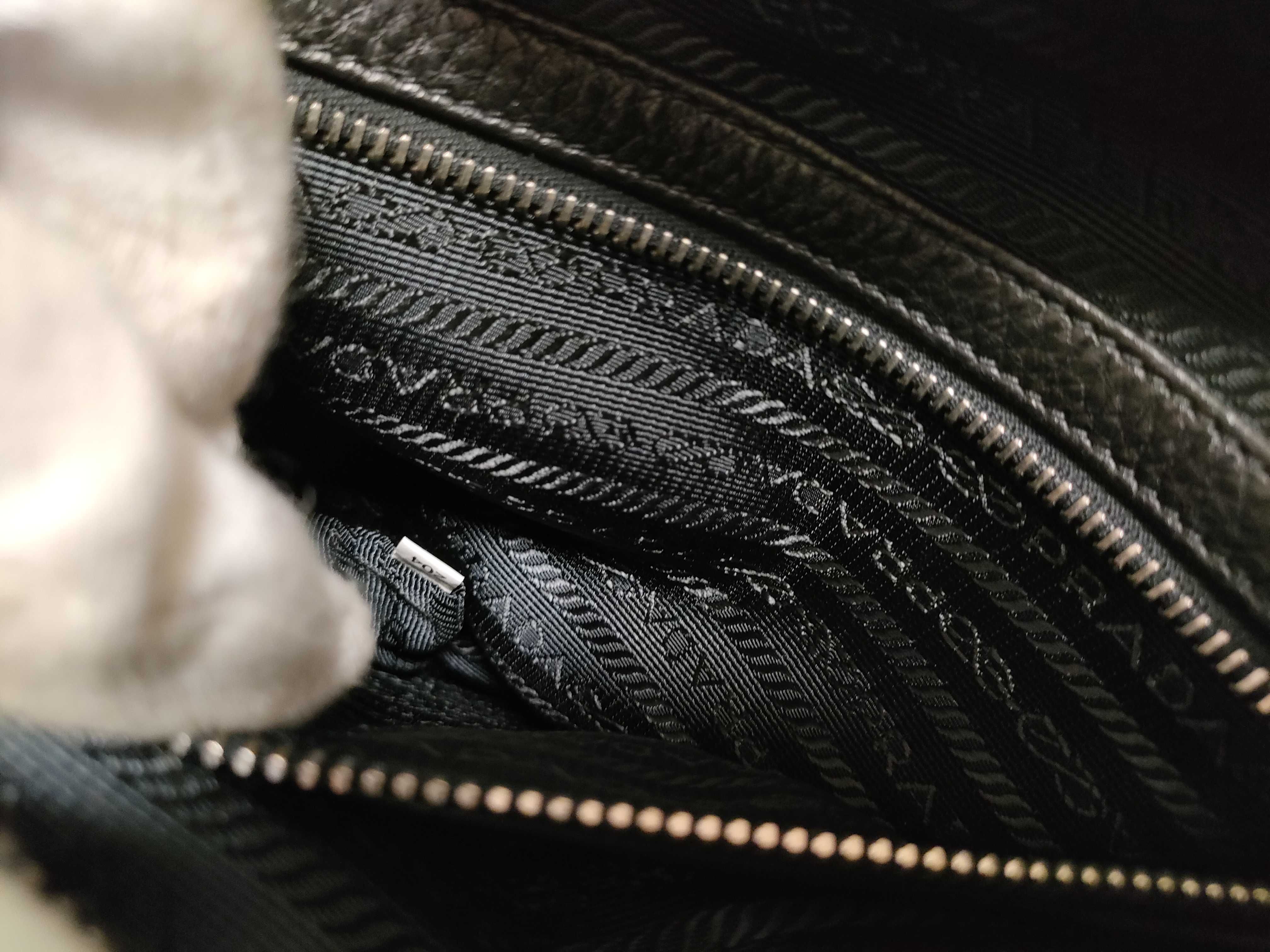 Calfskin Black Shoulder Bag — view 11