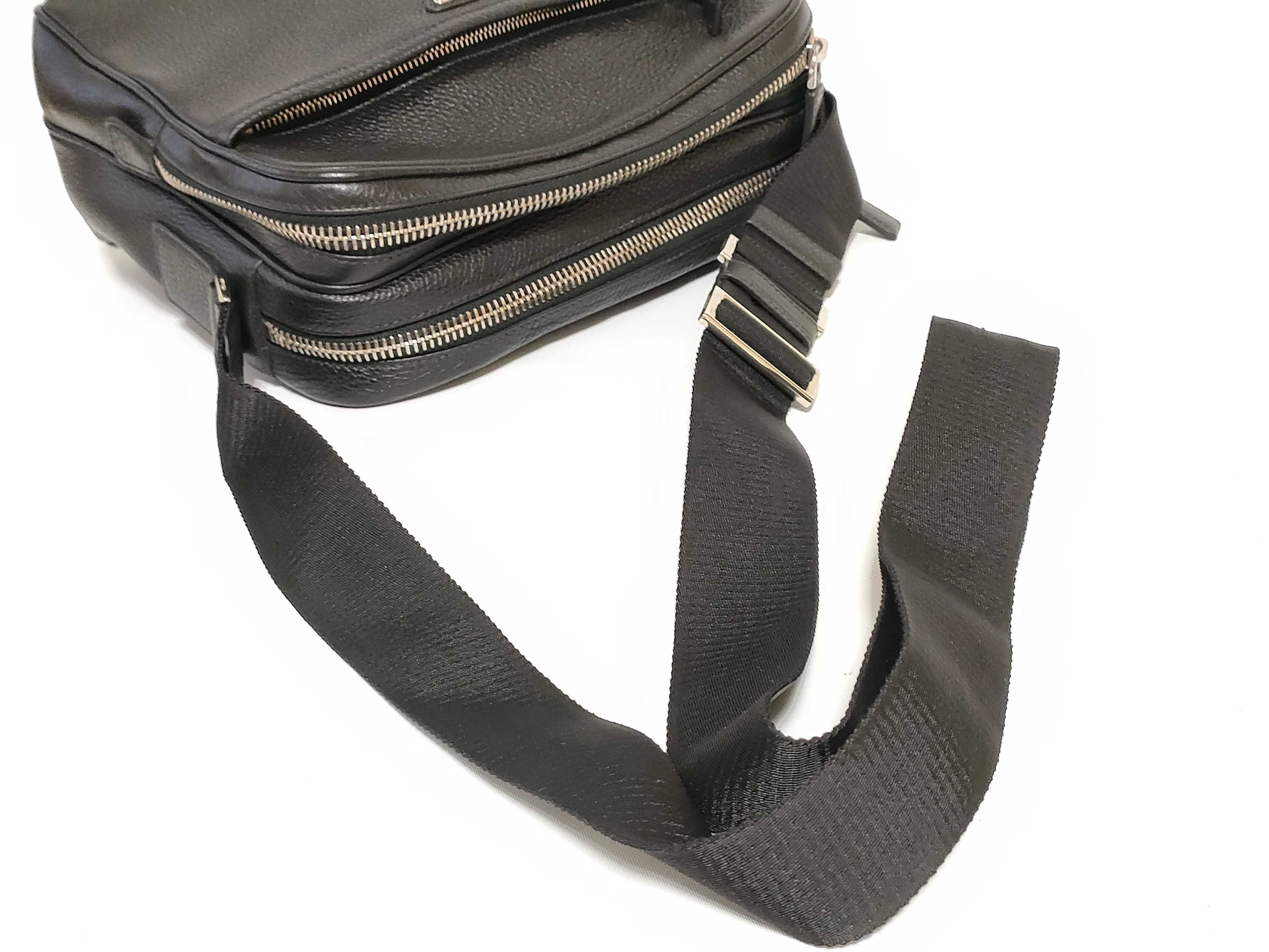 Calfskin Black Shoulder Bag — view 3