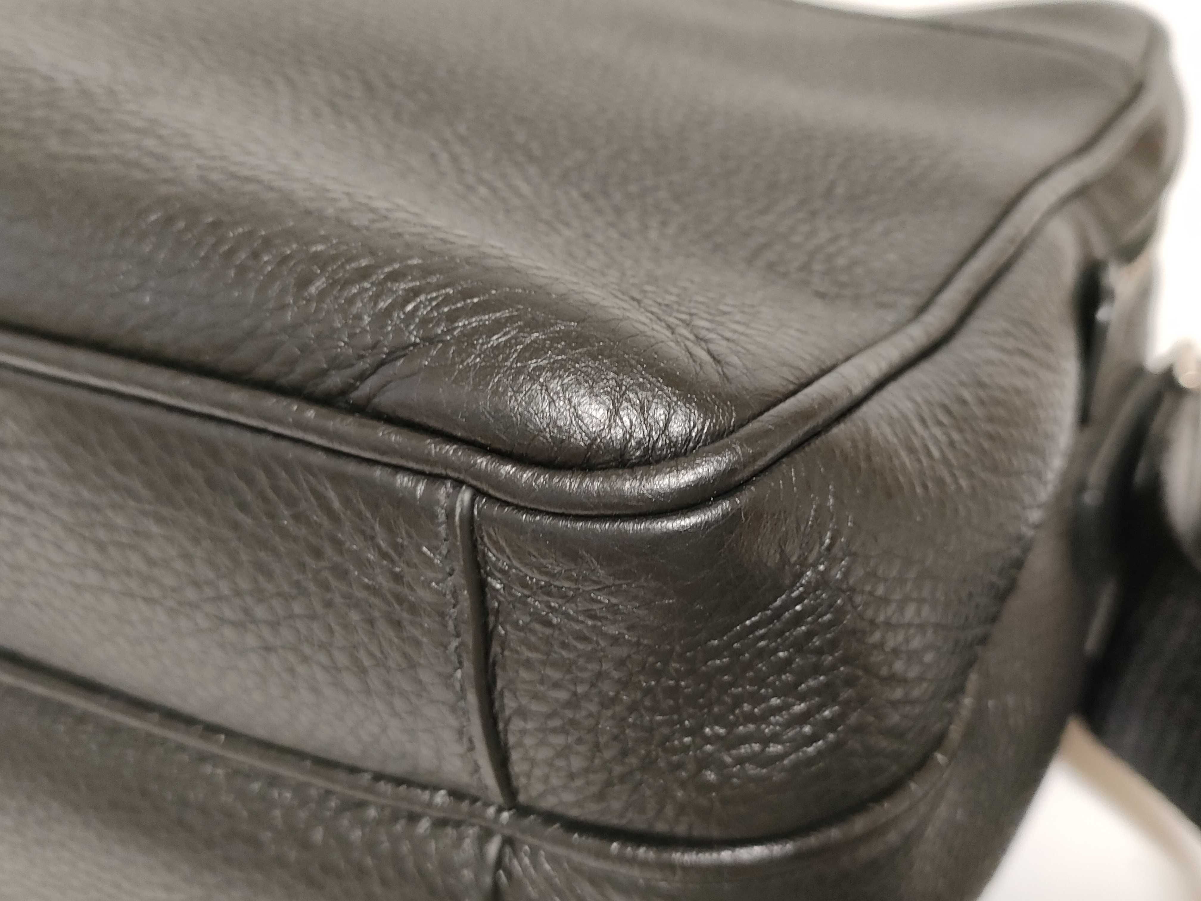 Calfskin Black Shoulder Bag — view 7