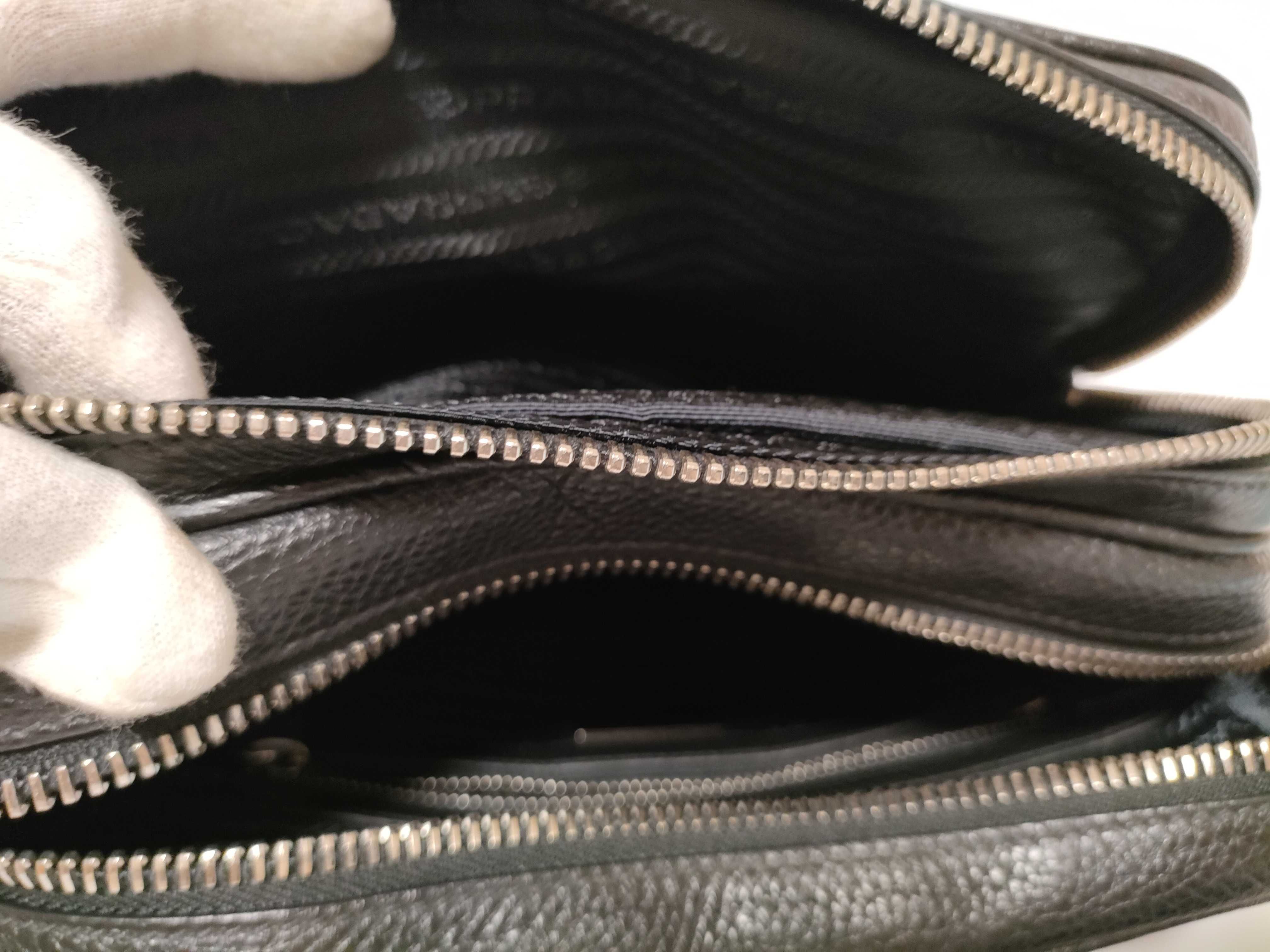 Calfskin Black Shoulder Bag — view 10