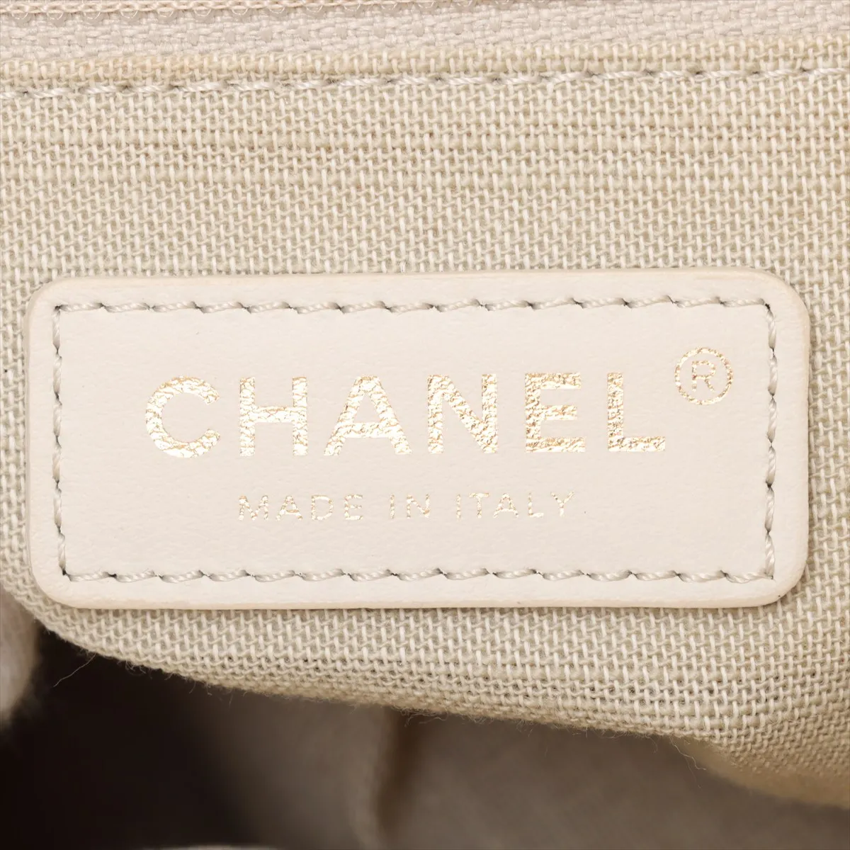 Deauville MM Canvas x Leather 2WAY Tote Bag Yellow Gold Hardware TKH8210C Random Plate — view 12