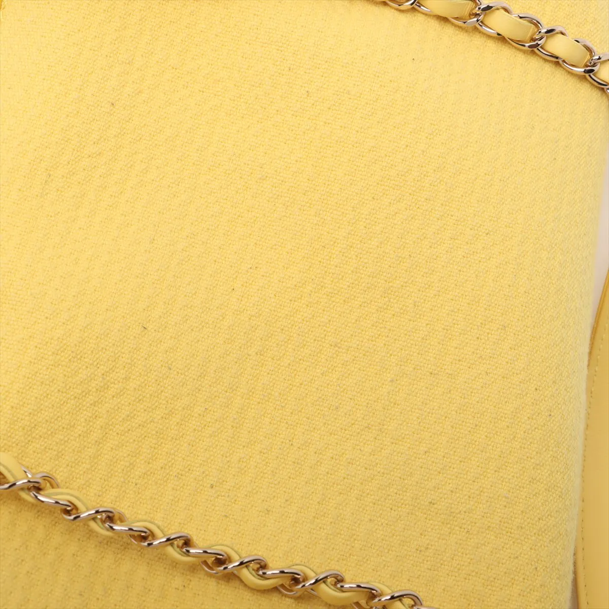 Deauville MM Canvas x Leather 2WAY Tote Bag Yellow Gold Hardware TKH8210C Random Plate — view 13
