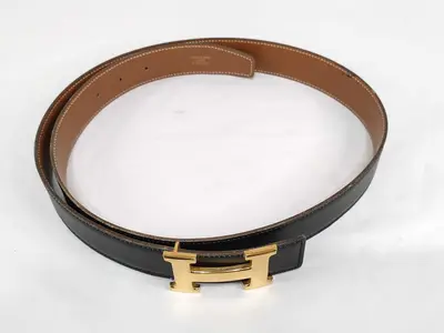 Constance belt with gold hardware and B stamp.