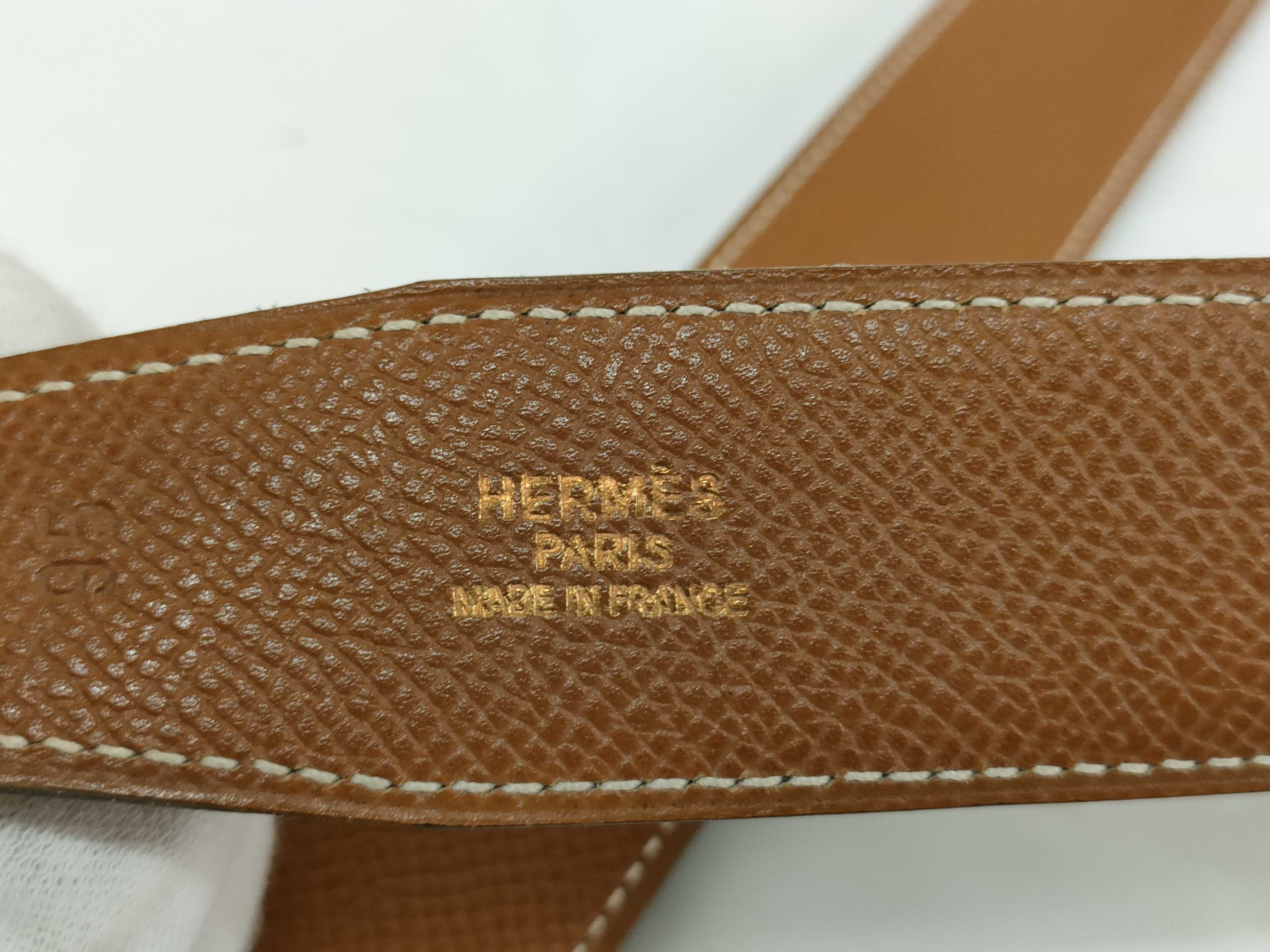 Constance belt with gold hardware and B stamp. — view 4