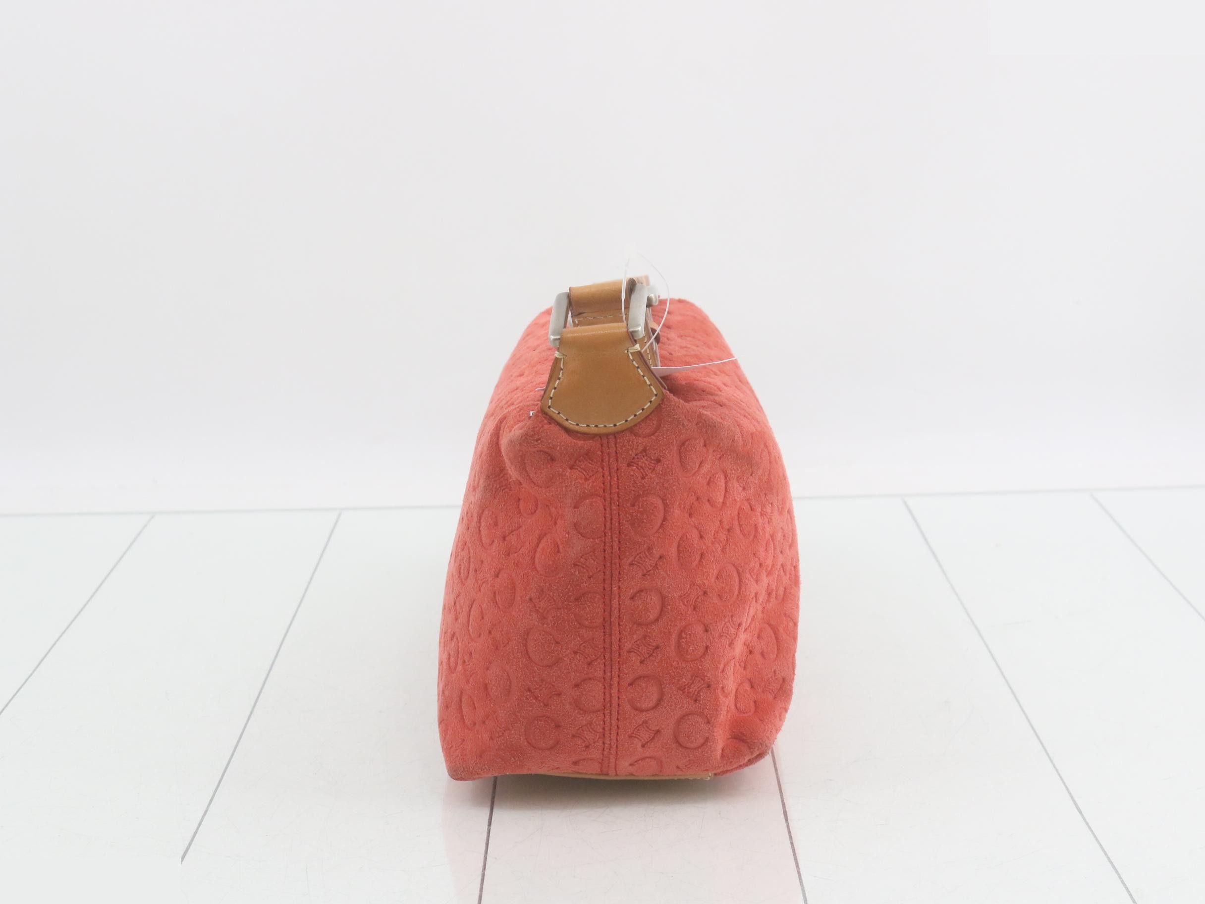 C Macadam Suede Handbag — view 4