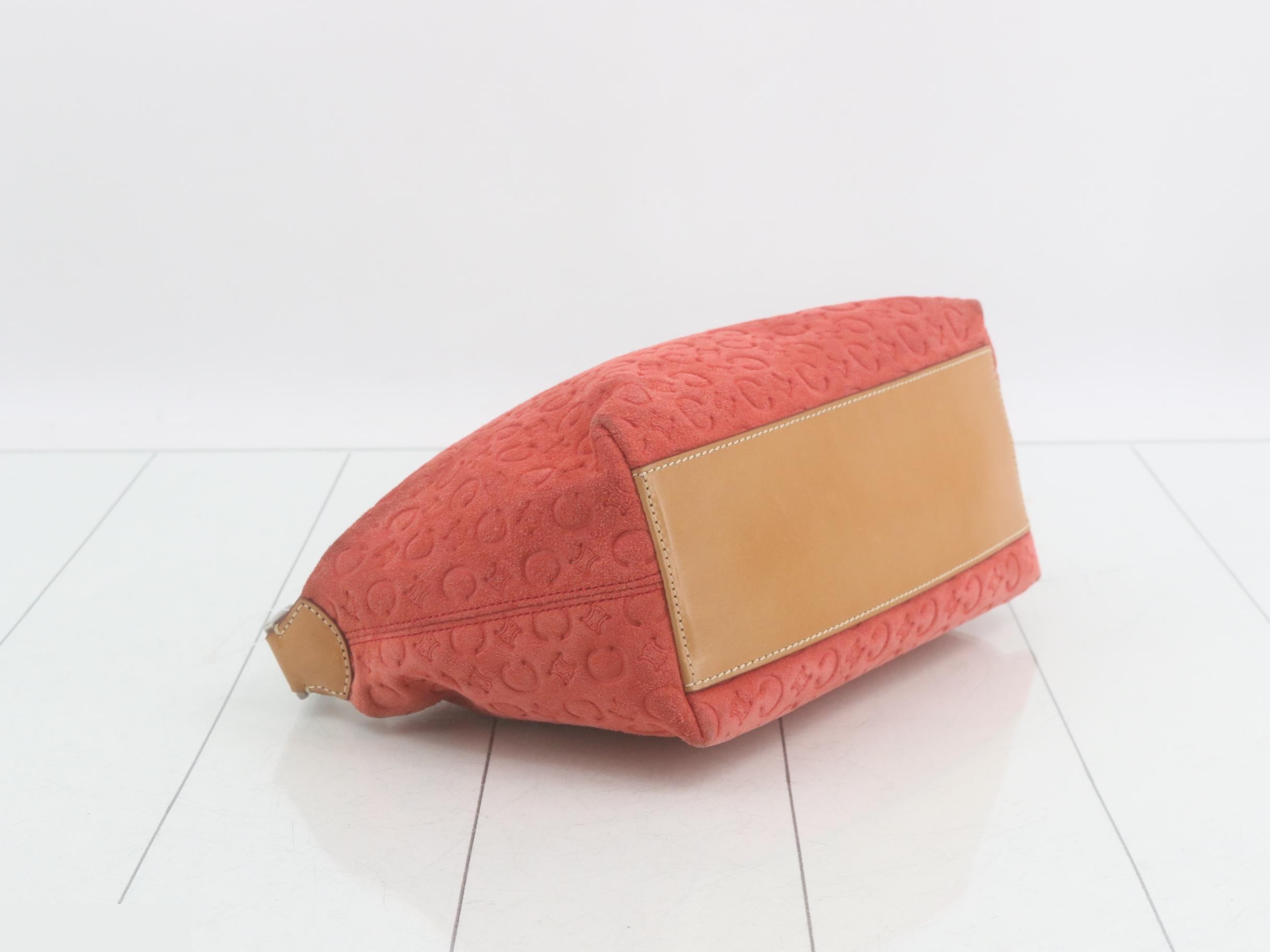C Macadam Suede Handbag — view 5