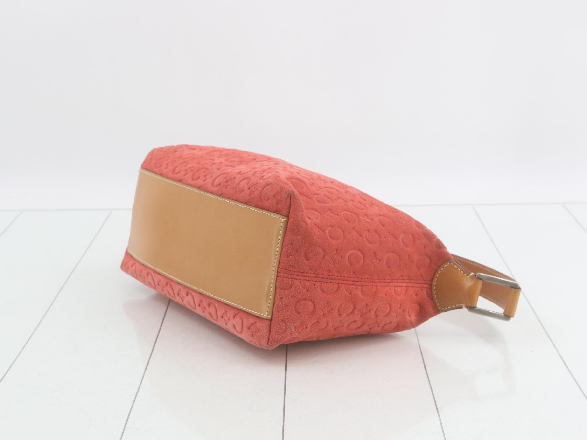 C Macadam Suede Handbag — view 6