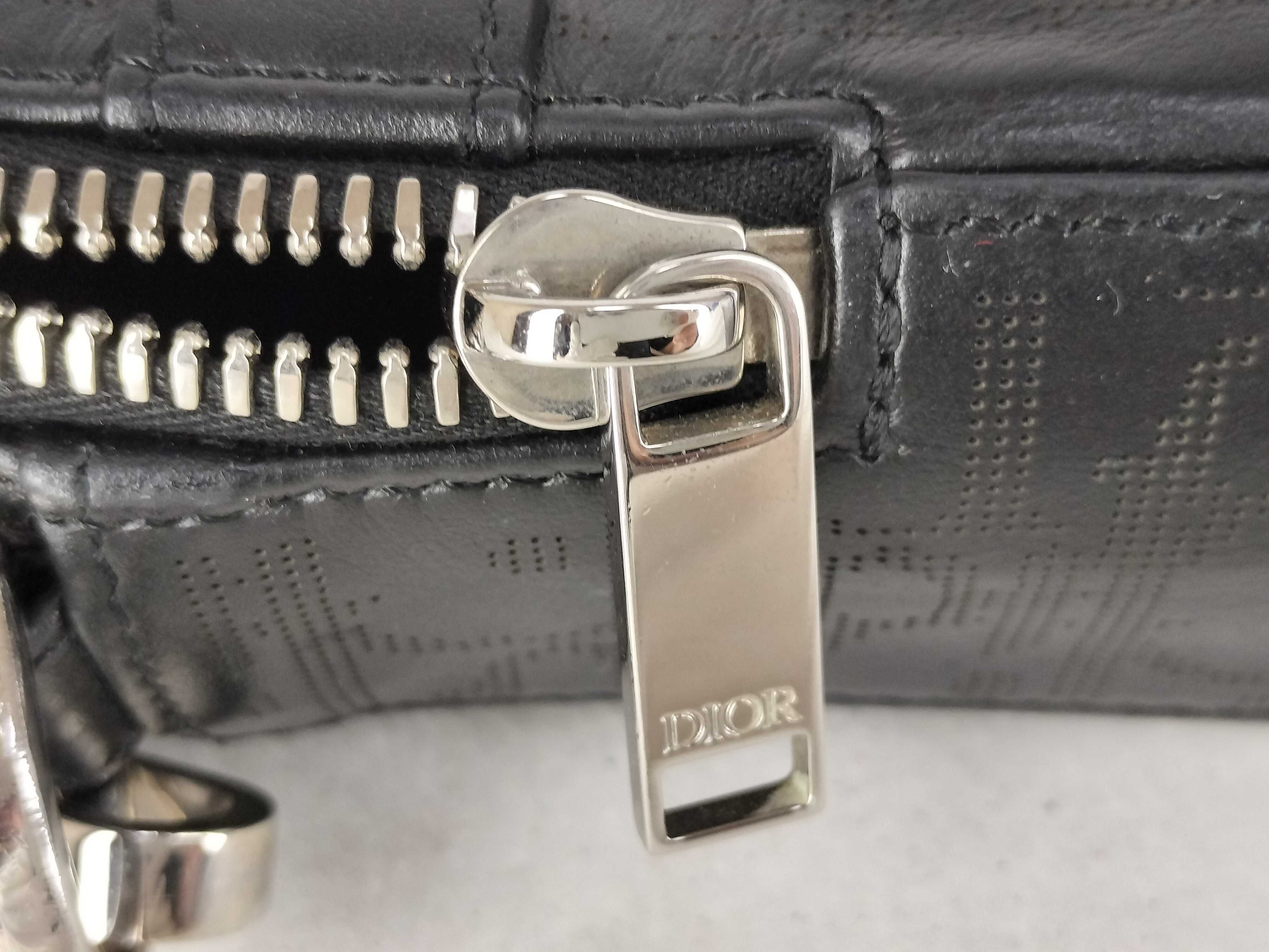 Trotter Christian Dior Safari Oblique Shoulder Bag Black Shoulder Bag — view 15