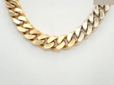 Cuban link necklace, chain approximately 45cm