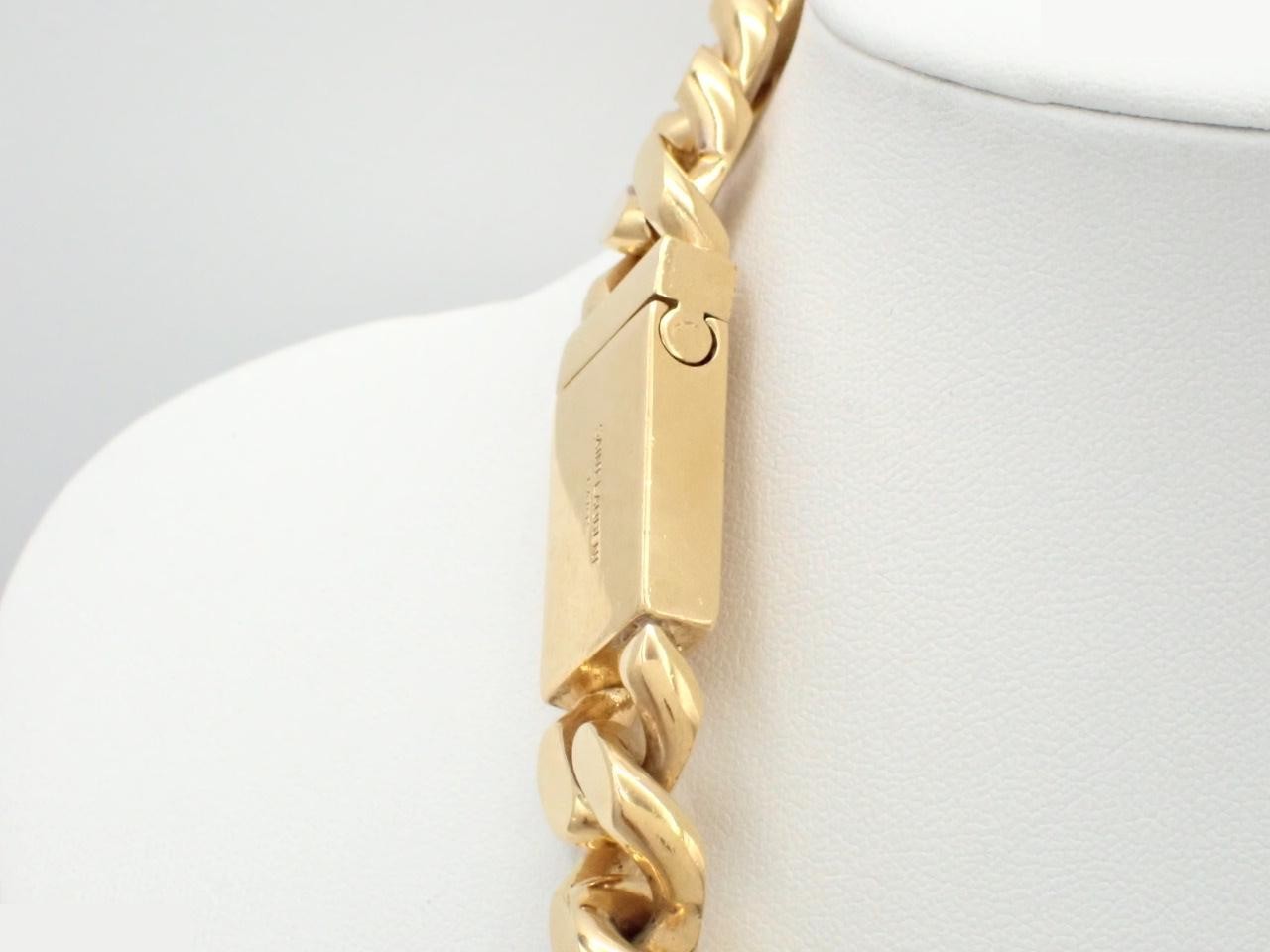 Cuban link necklace, chain approximately 45cm — view 2