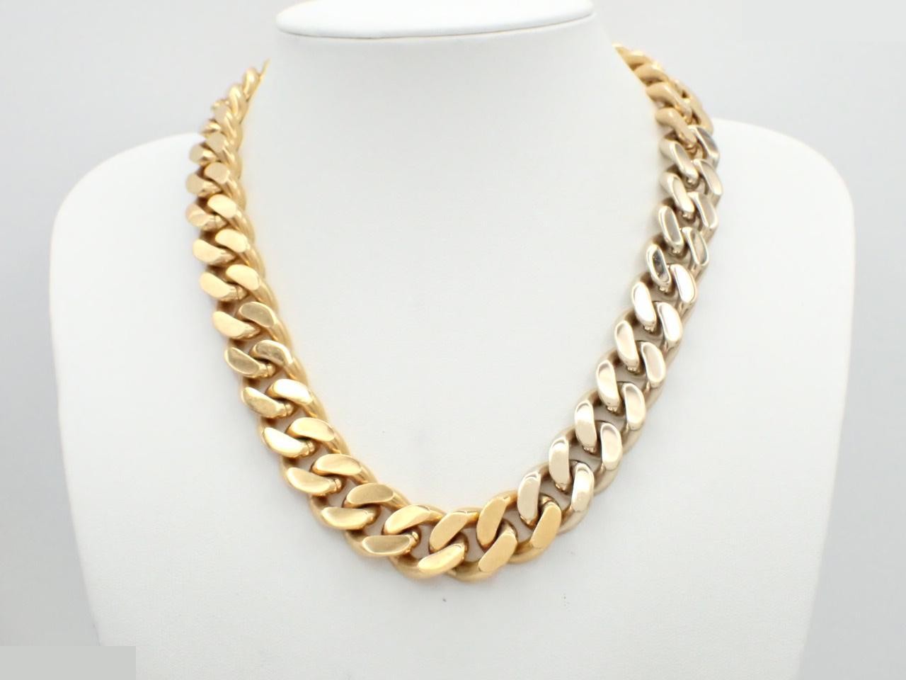 Cuban link necklace, chain approximately 45cm — view 3