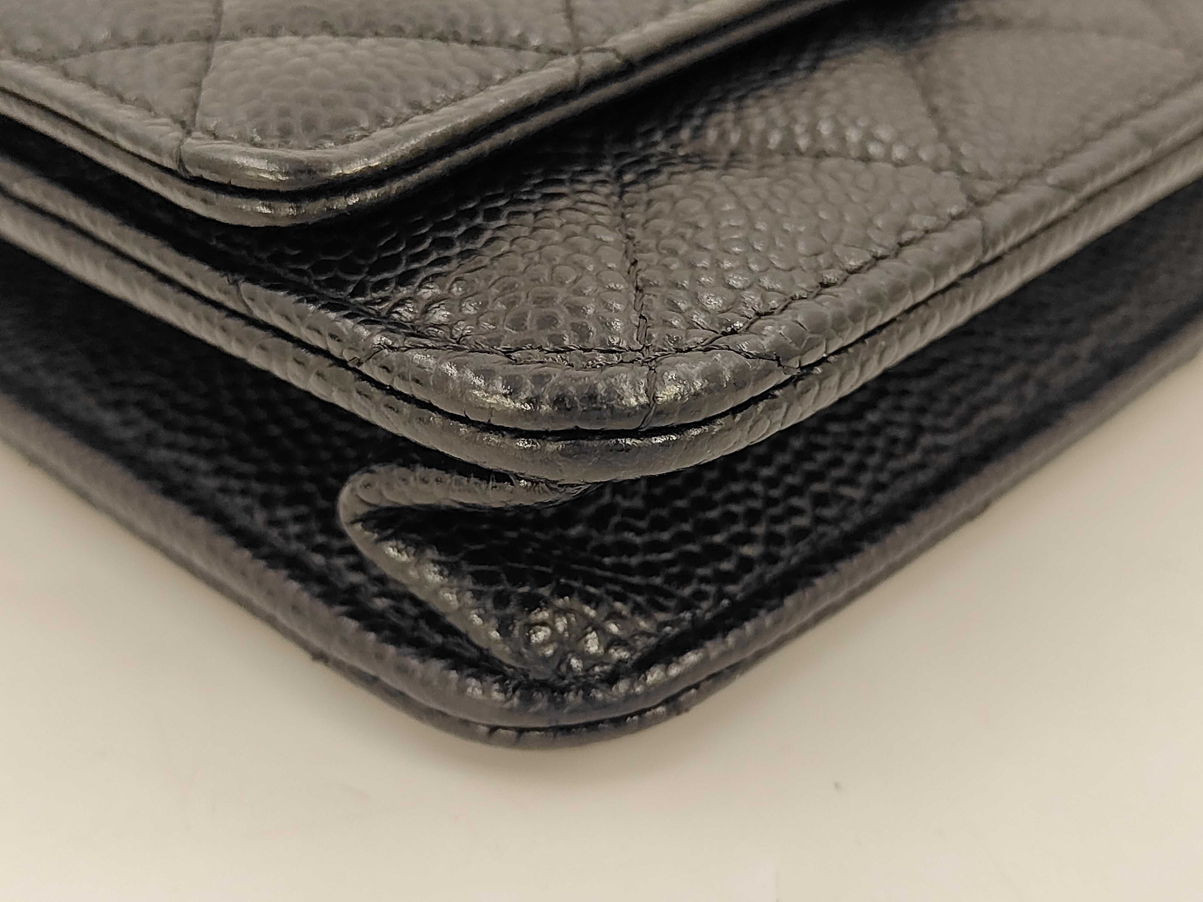 woc chain bag black gold button shoulder bag — view 4