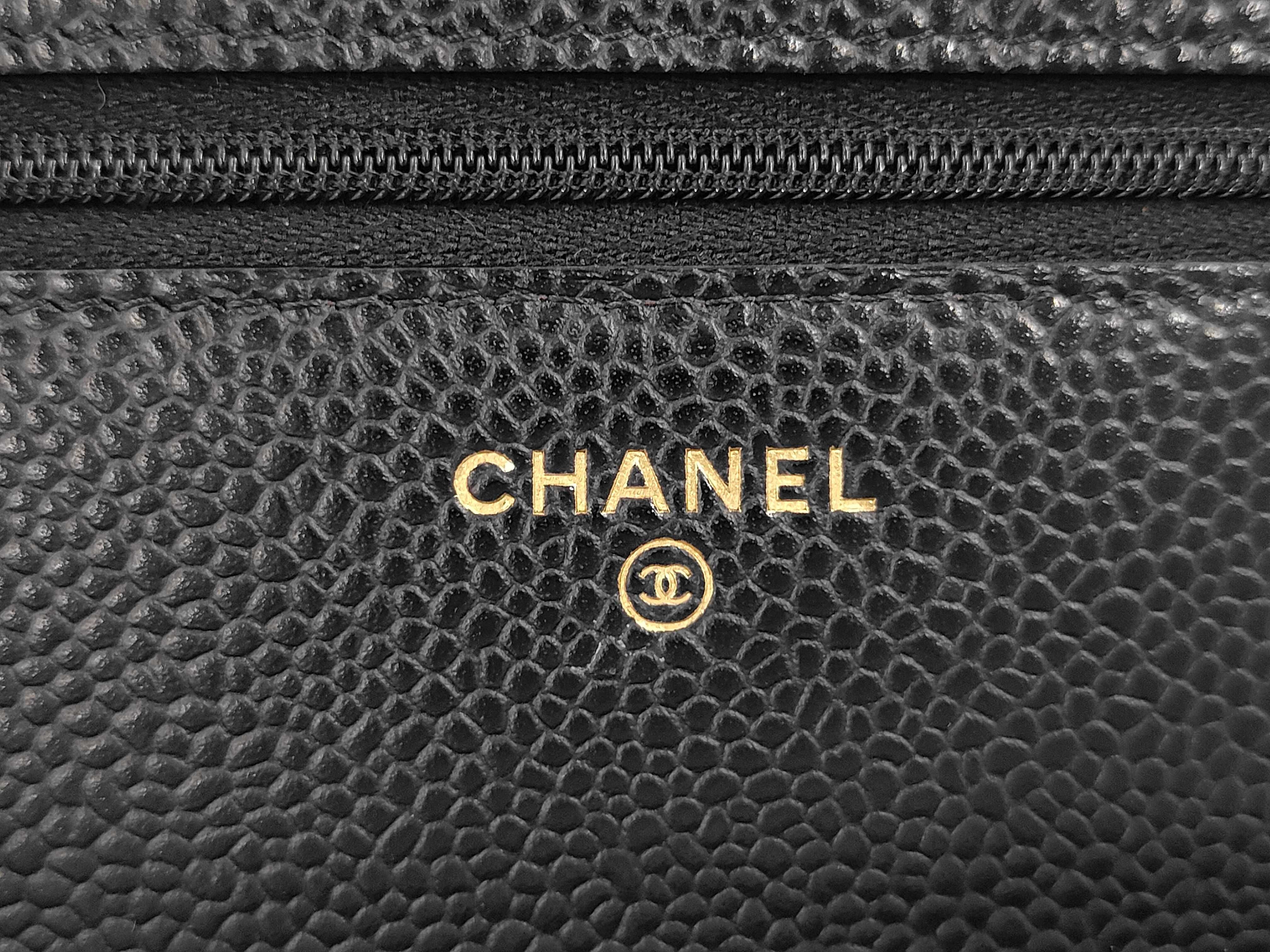 woc chain bag black gold button shoulder bag — view 9