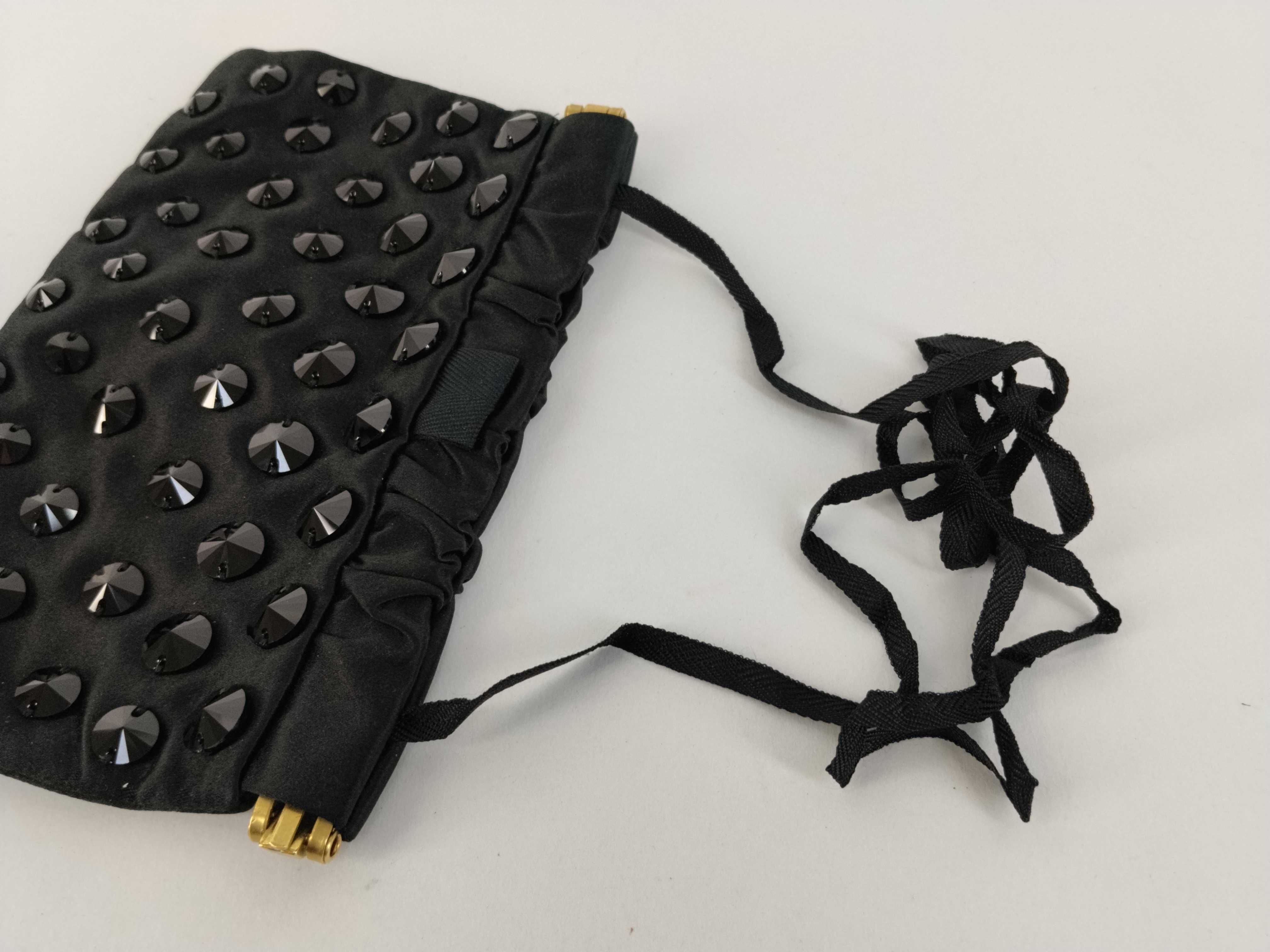 Satin Studded Shoulder Bag — view 3