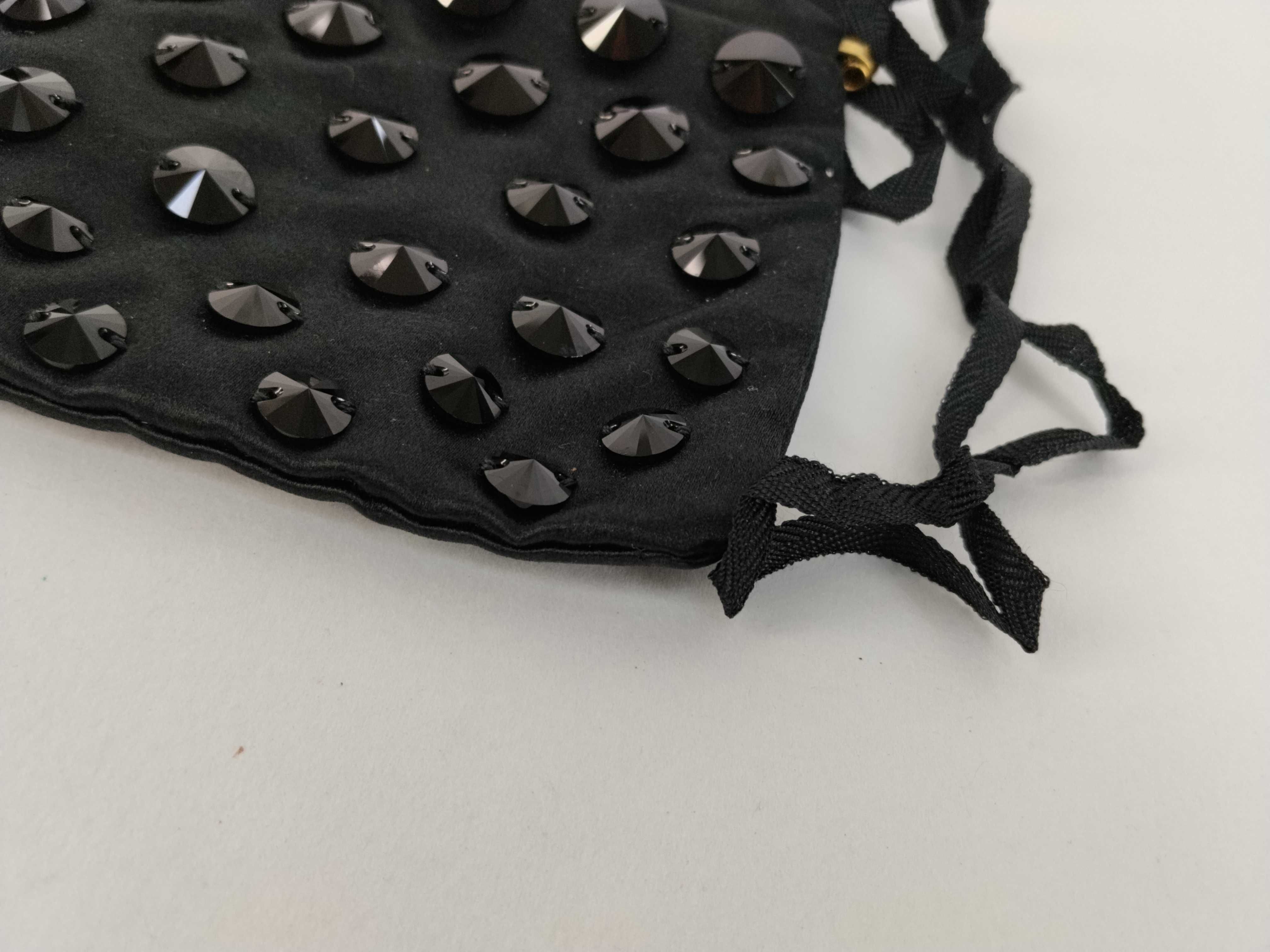 Satin Studded Shoulder Bag — view 6