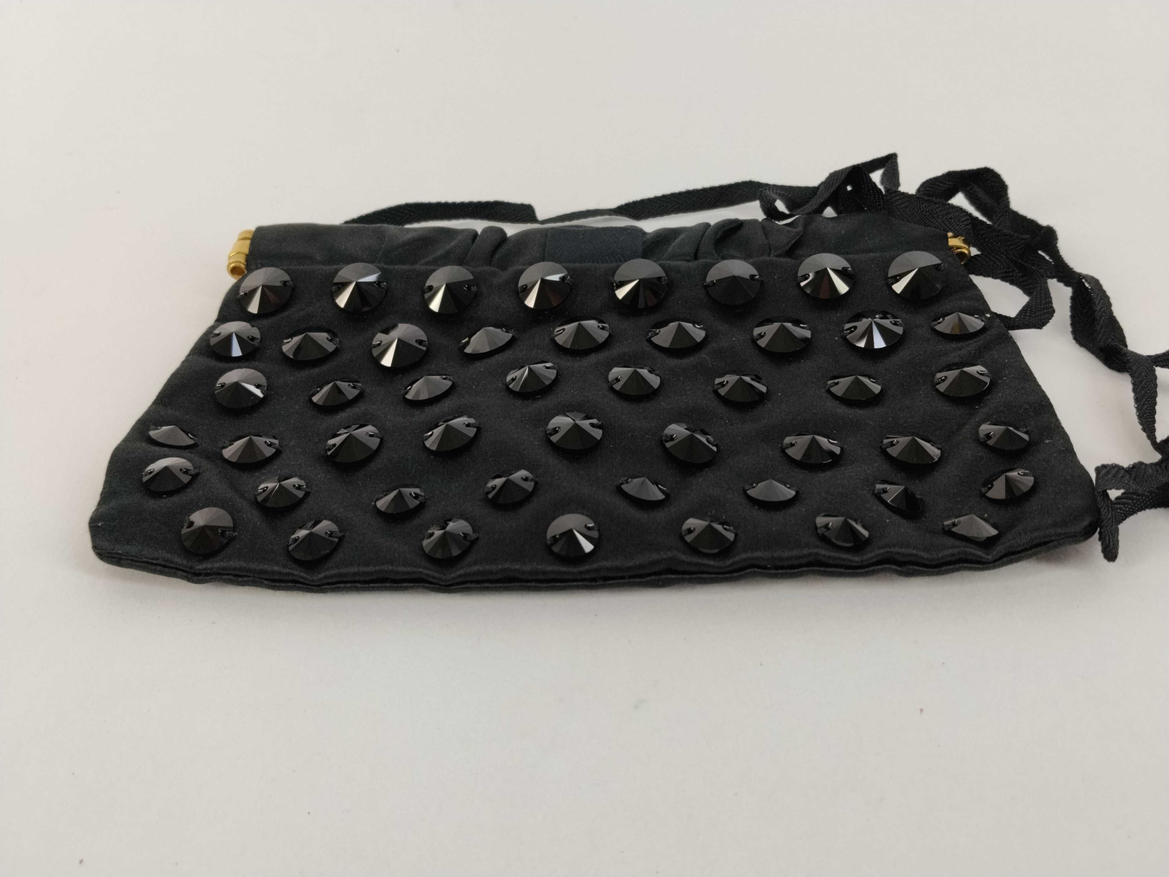 Satin Studded Shoulder Bag — view 7