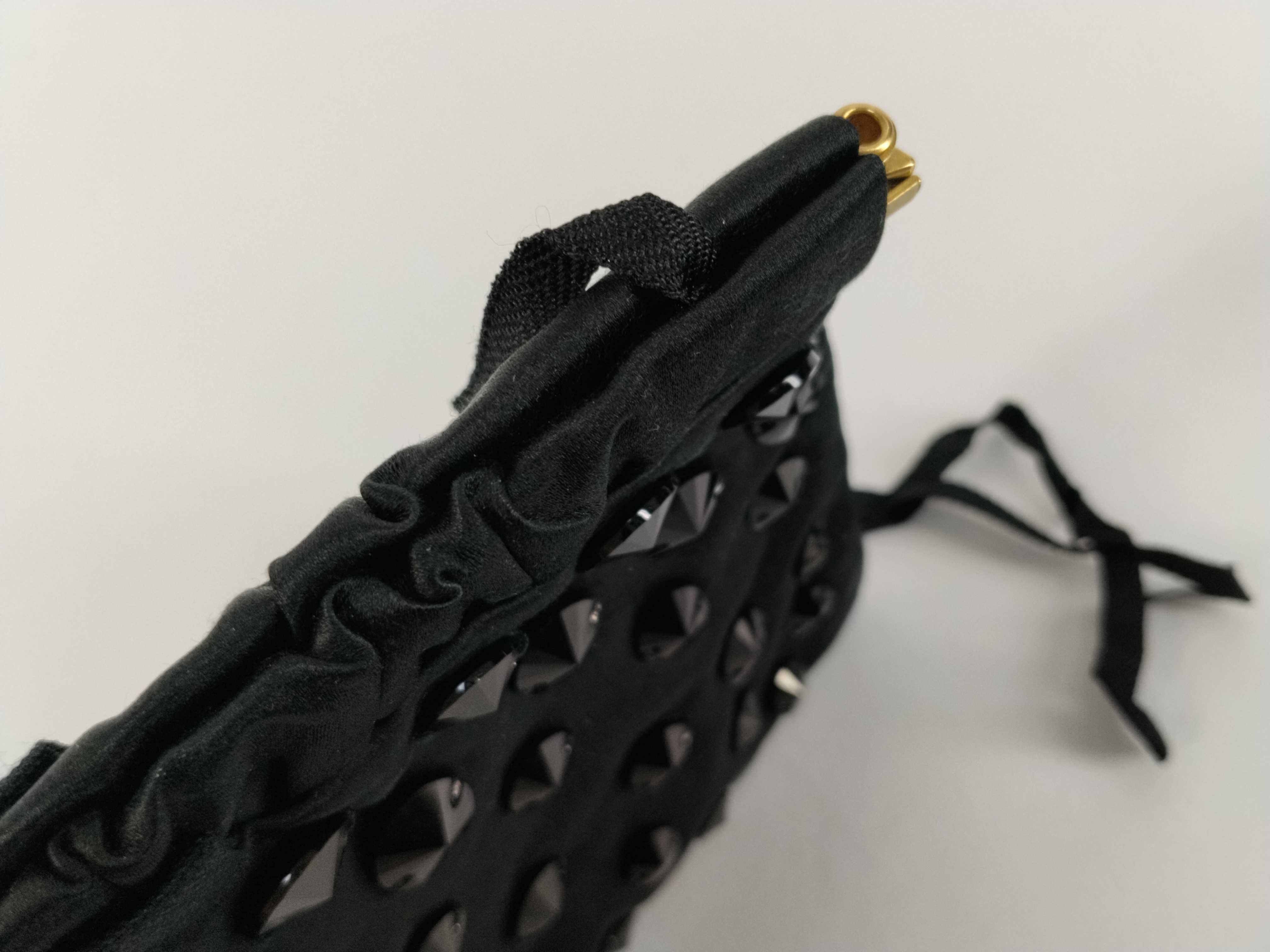 Satin Studded Shoulder Bag — view 8