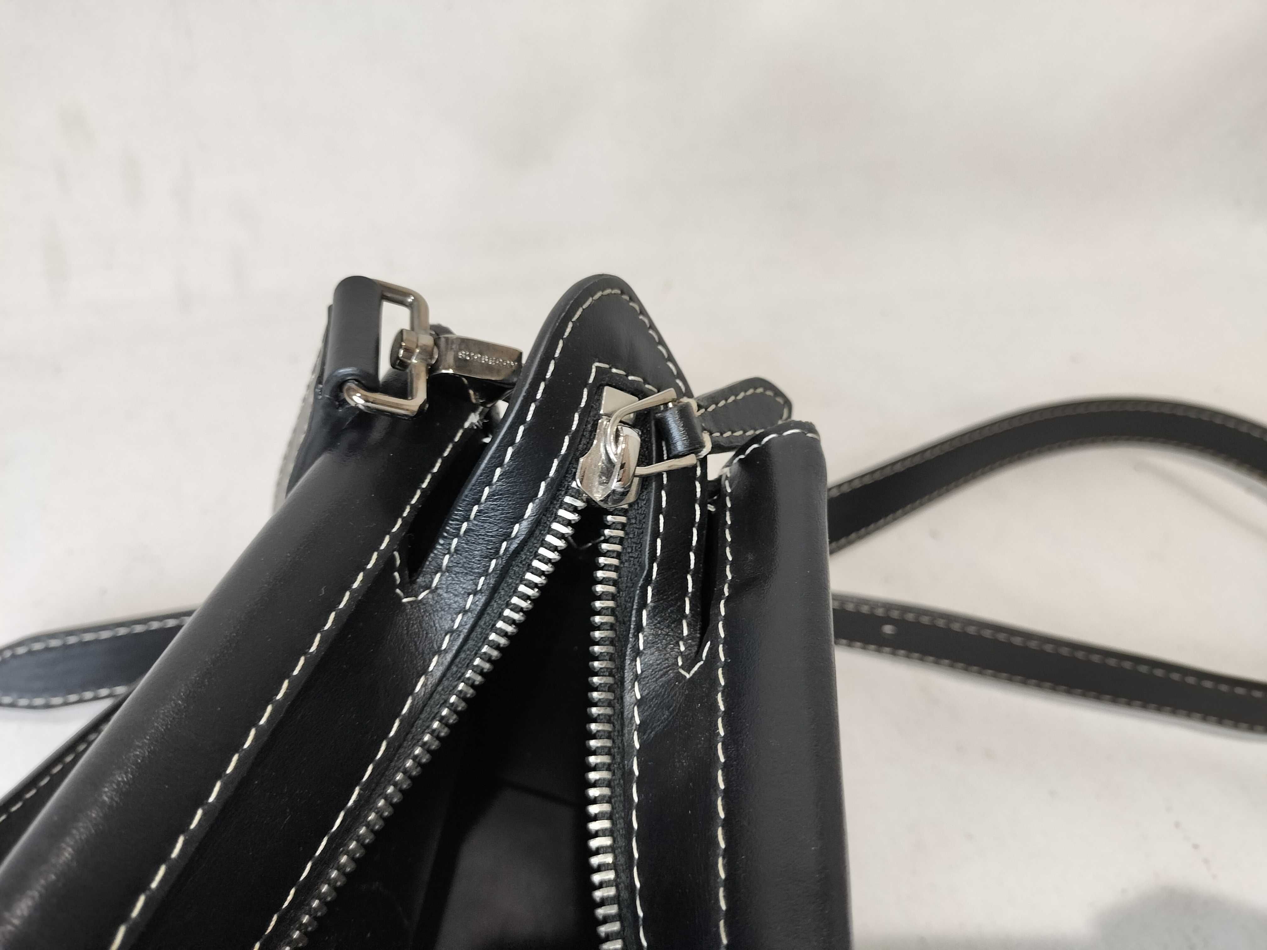 Horseferry Leather Canvas Shoulder Bag — view 11