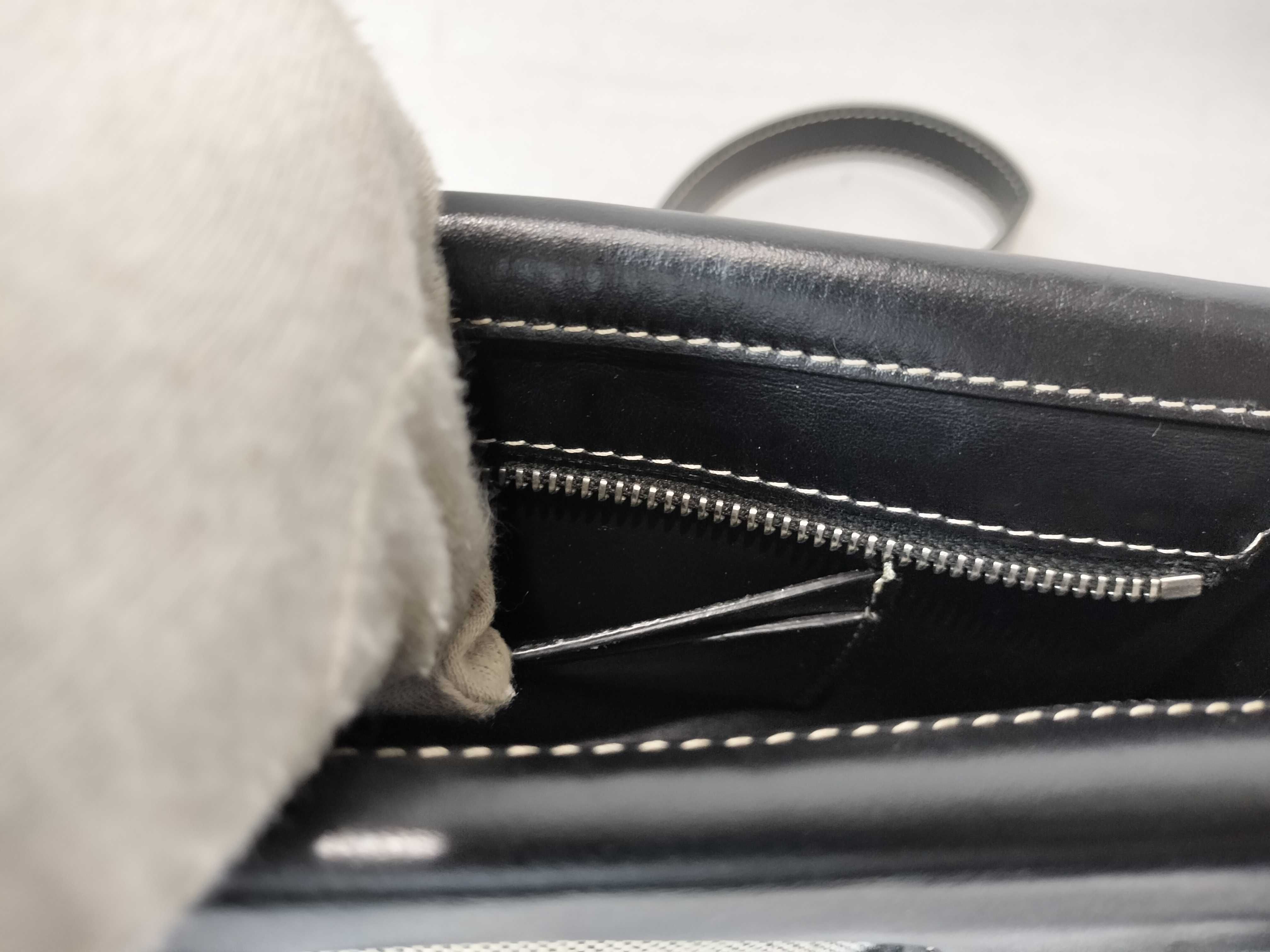 Horseferry Leather Canvas Shoulder Bag — view 12