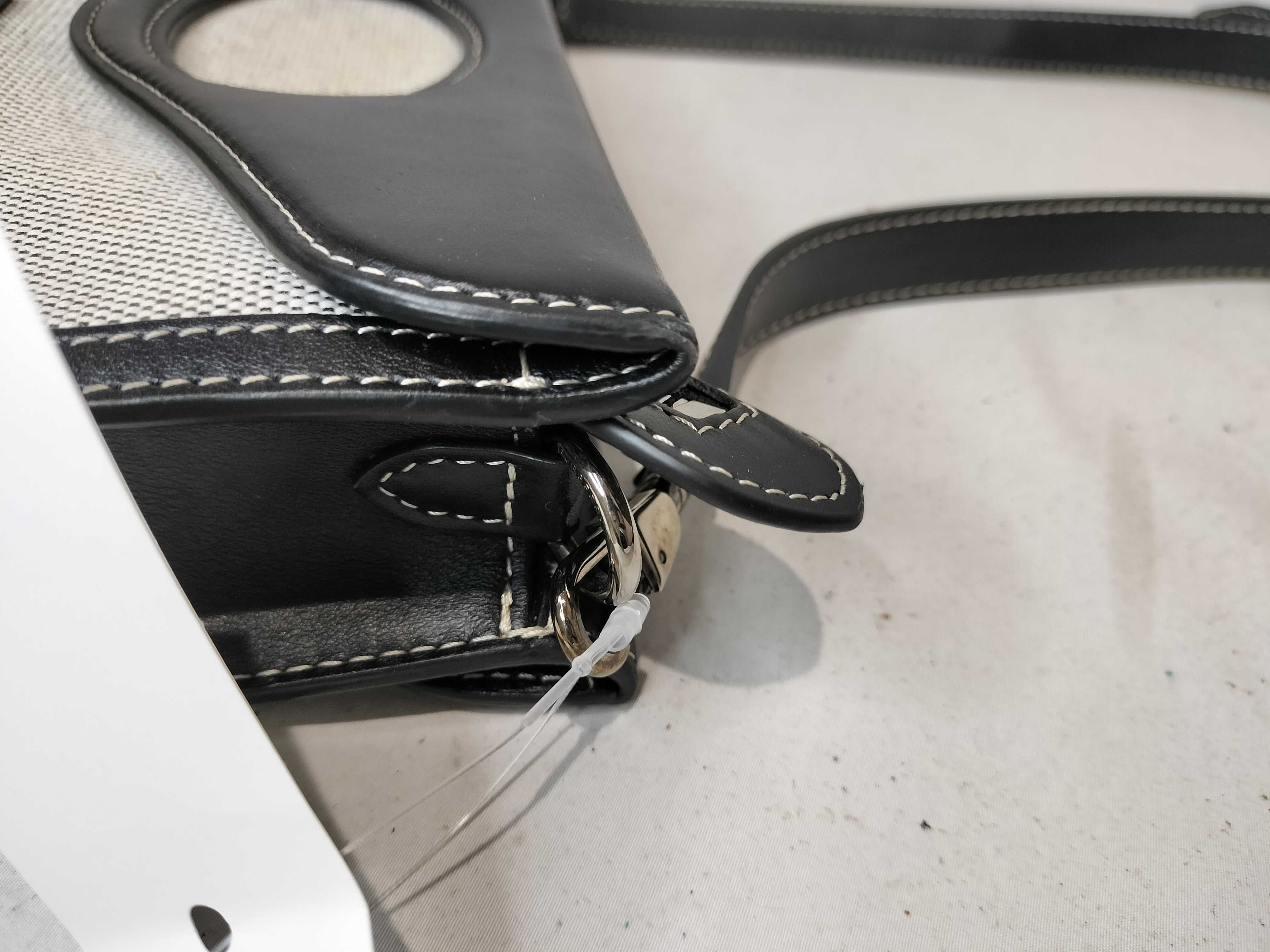 Horseferry Leather Canvas Shoulder Bag — view 6