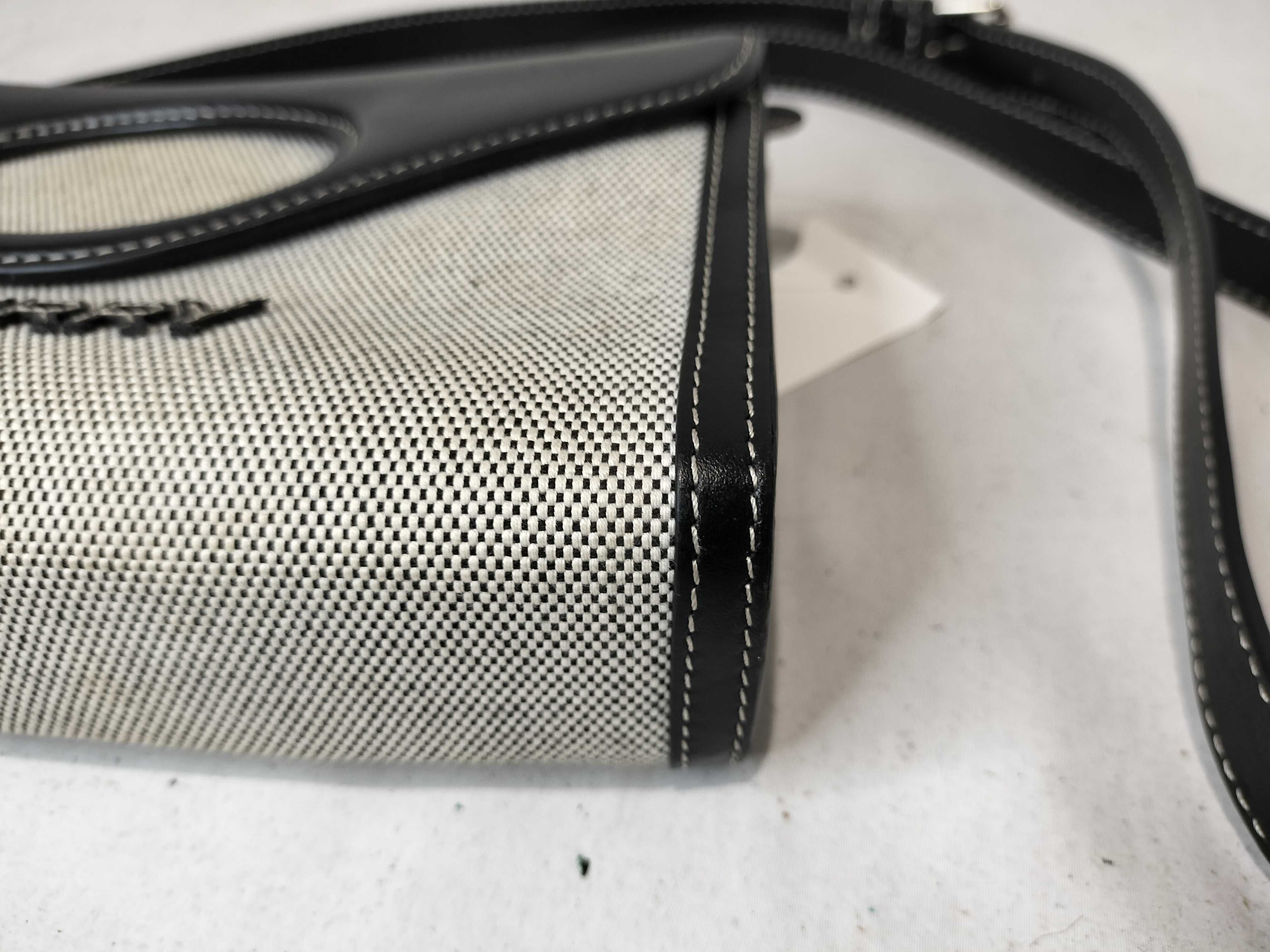 Horseferry Leather Canvas Shoulder Bag — view 7