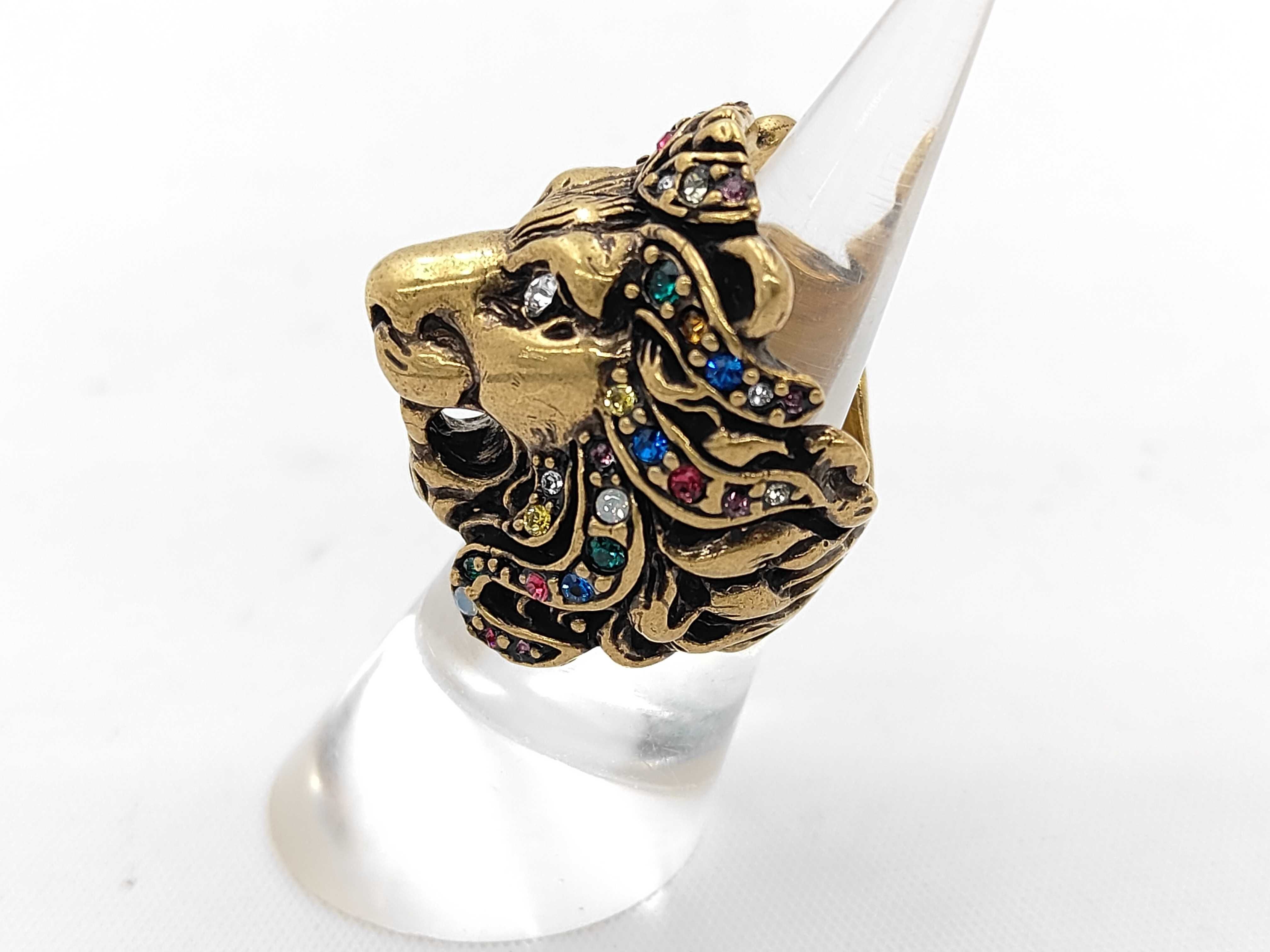 Lion Ring #10 Multicolor Stone Ring — view 2
