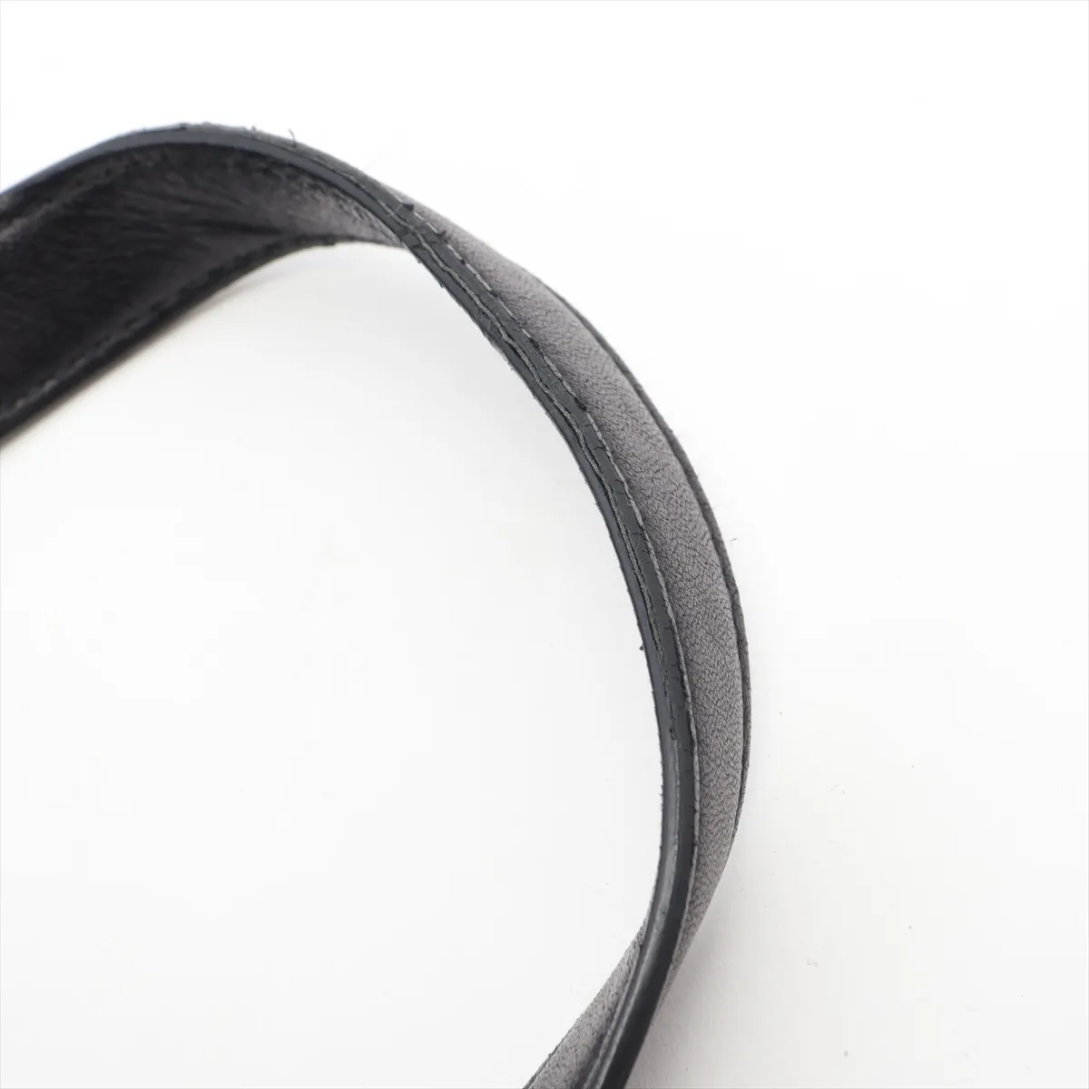 Intrecciato Leather Tote Bag Black — view 11