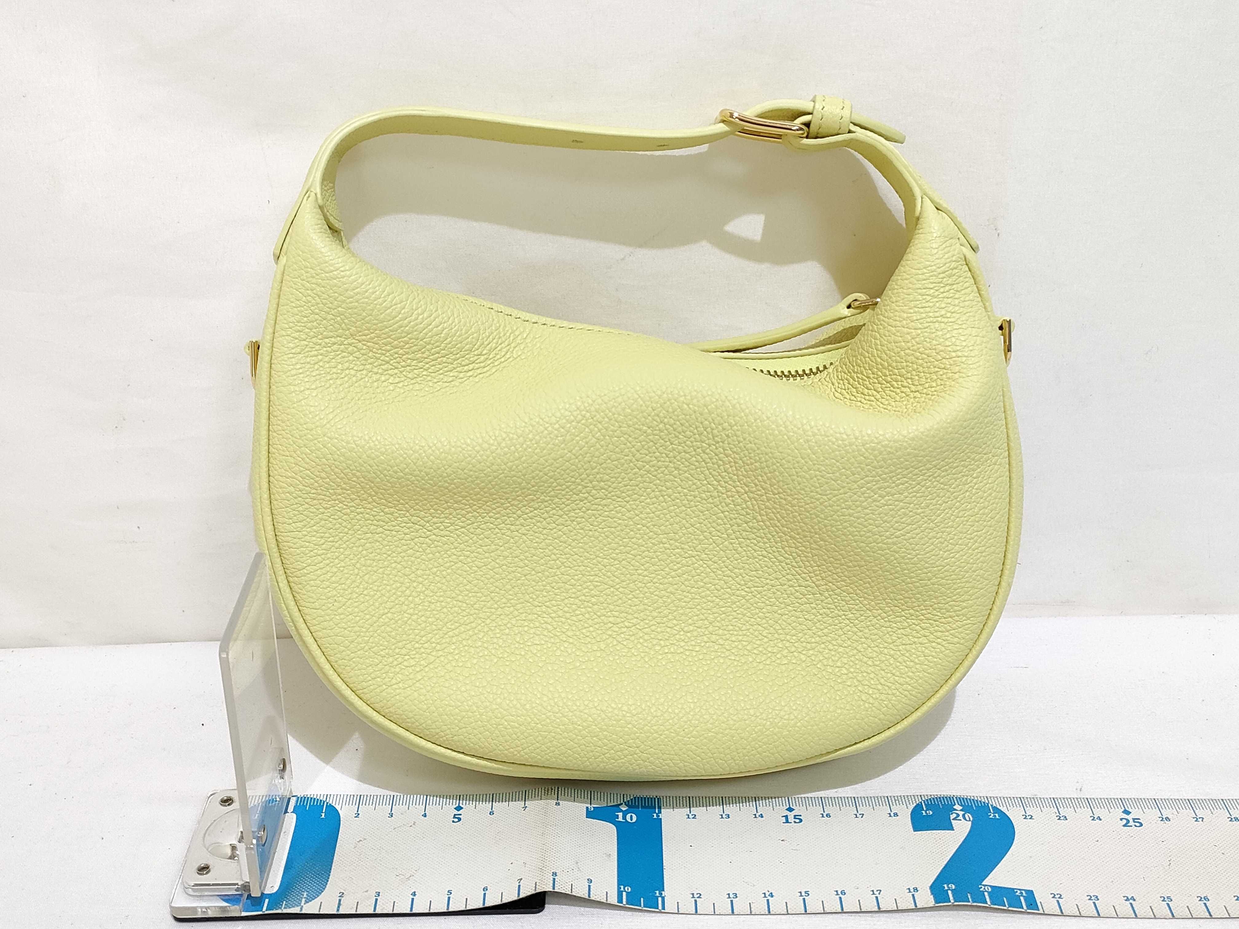 Teen Lulu Yellow Leather Shoulder Bag — view 2