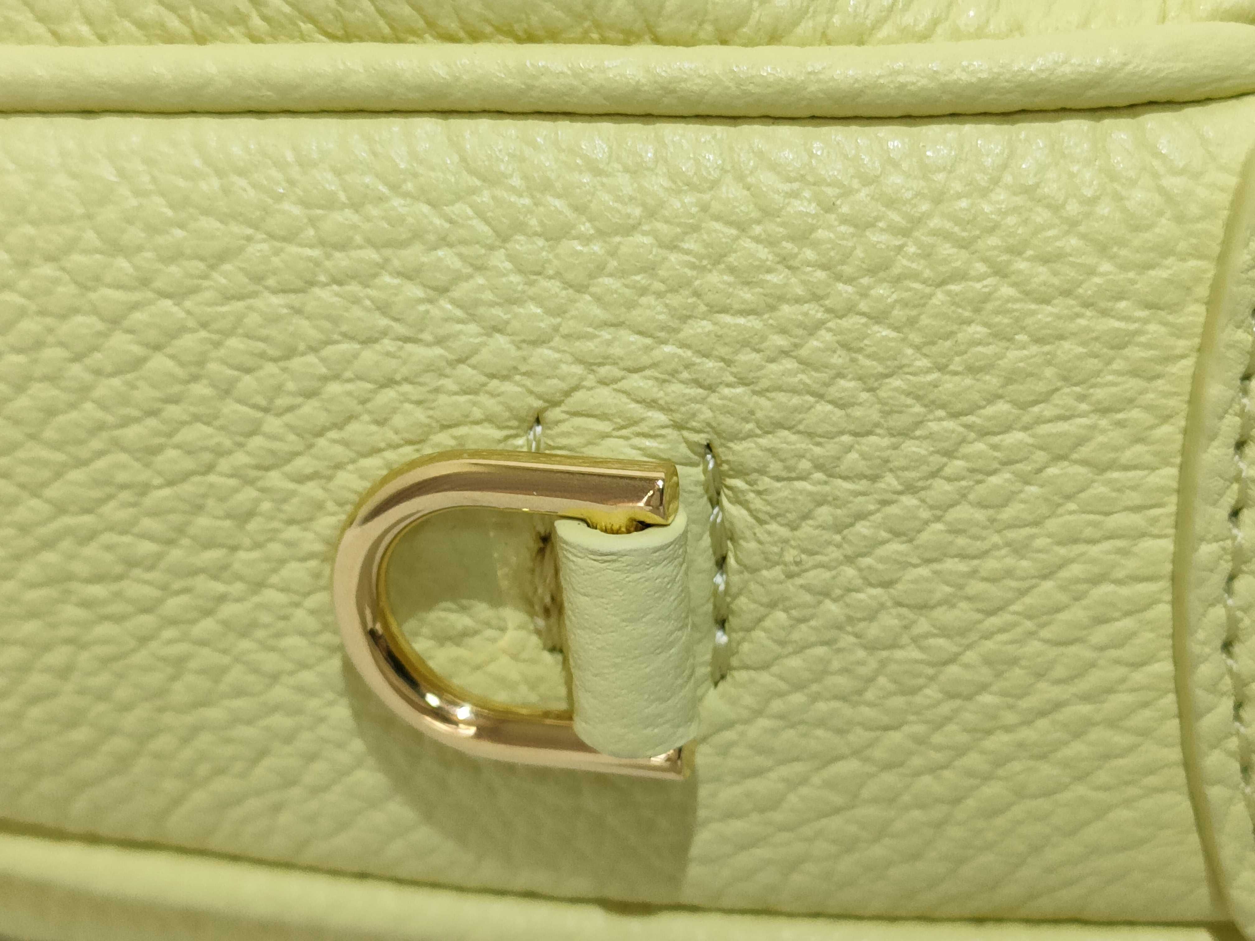 Teen Lulu Yellow Leather Shoulder Bag — view 13