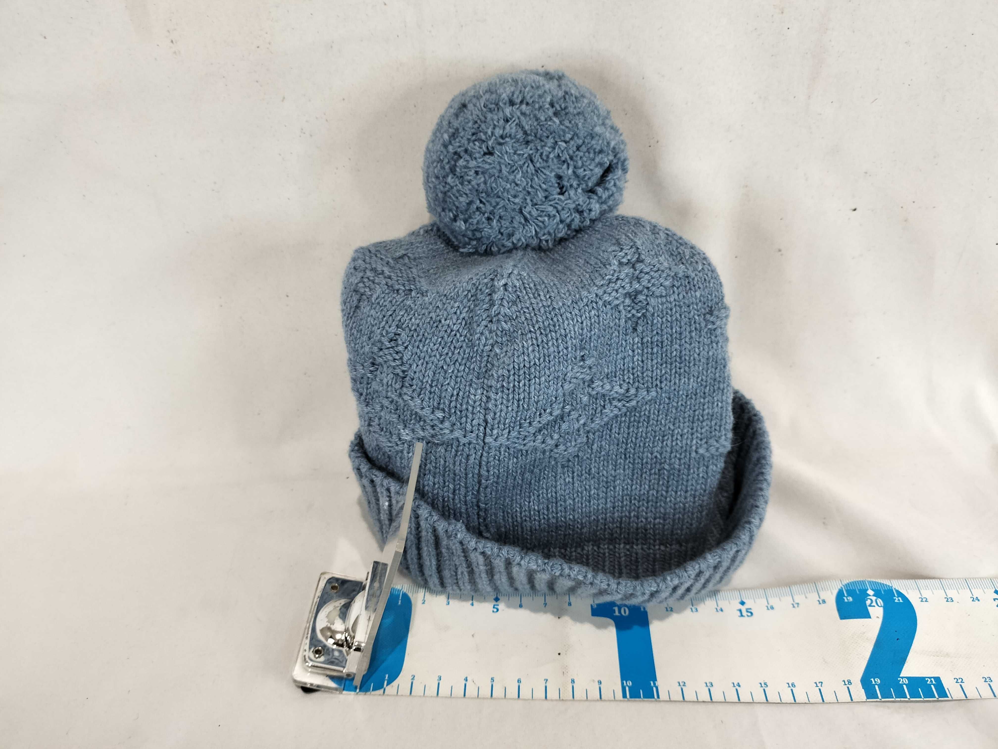Knit Cap Cashmere Blue Box Included Handbag — view 2