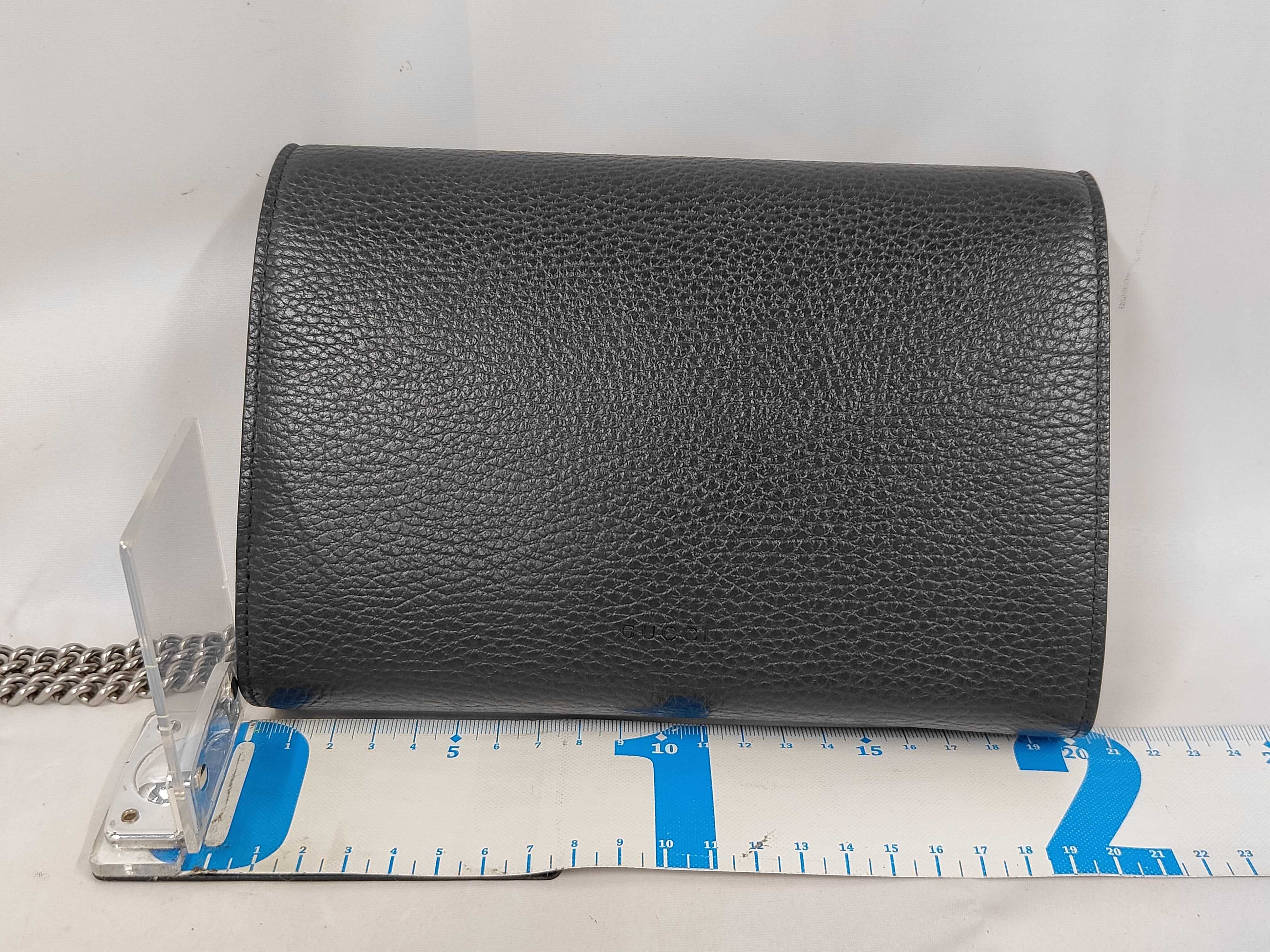 Dionysus Chain Wallet Black 401231・2067 Leather Shoulder Bag — view 2