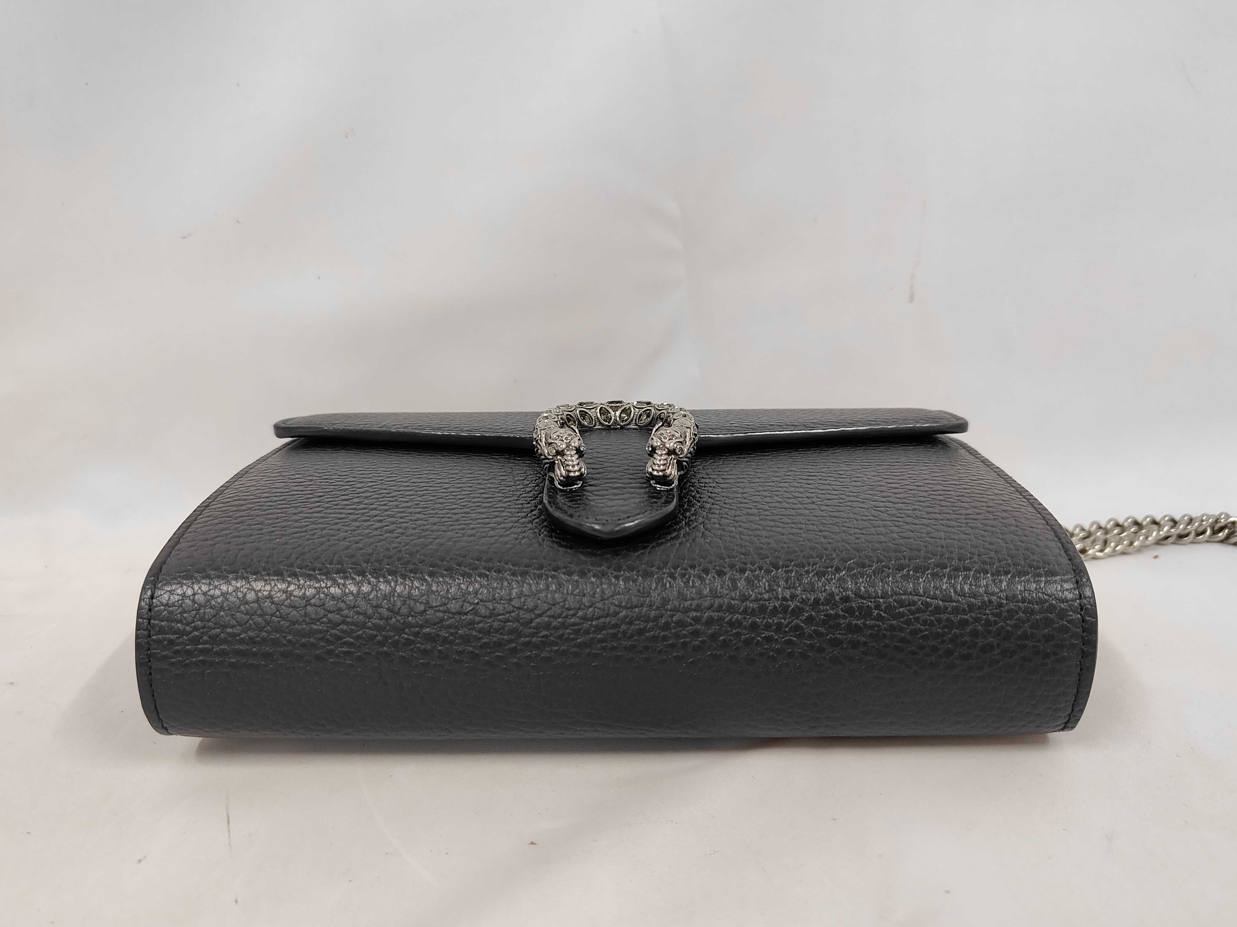 Dionysus Chain Wallet Black 401231・2067 Leather Shoulder Bag — view 4