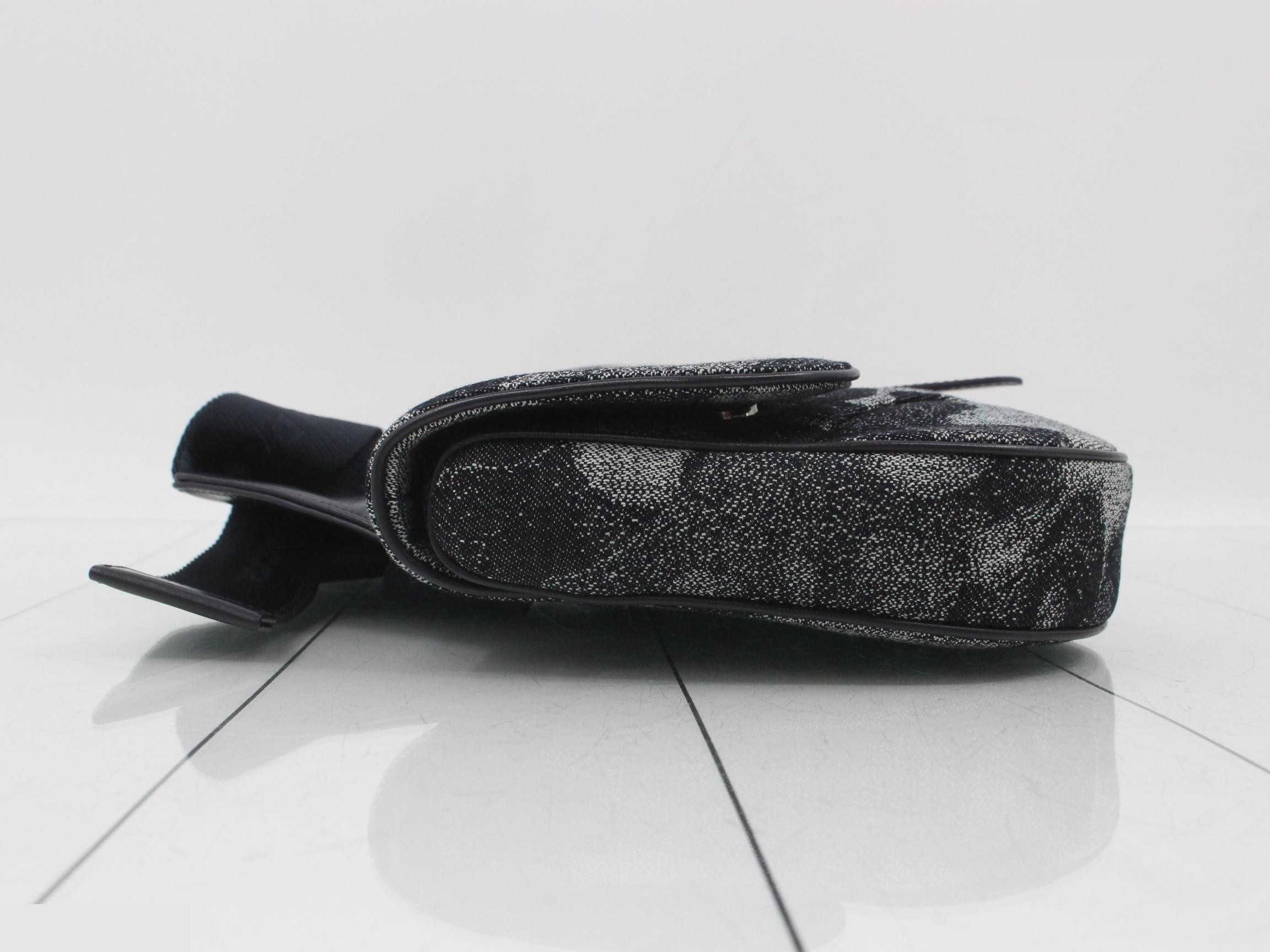 Peter Doig Collaboration Saddle Denim Waist Bag — view 4