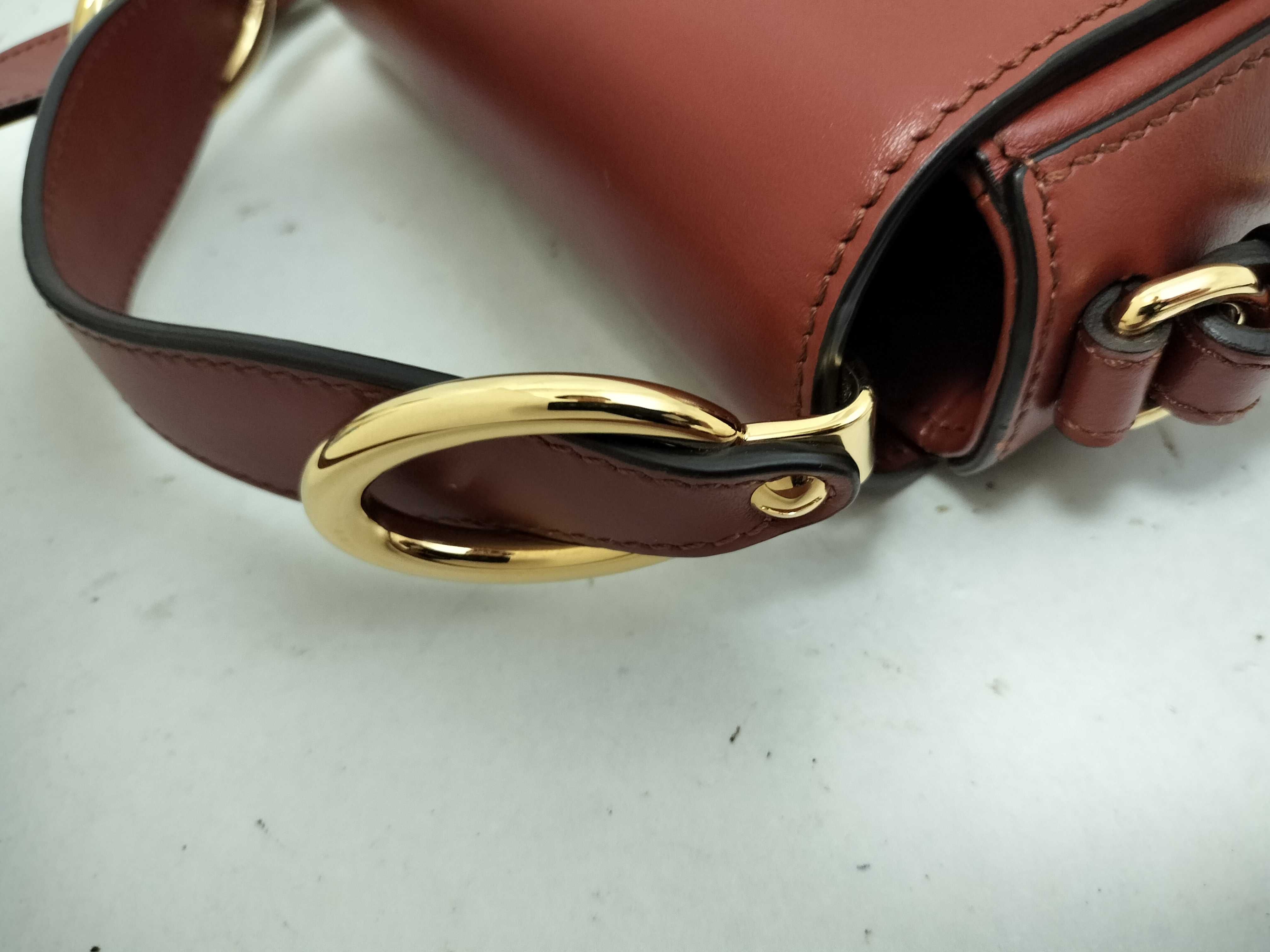 C Leather 2-Way Shoulder Bag Brown Shoulder Bag — view 5