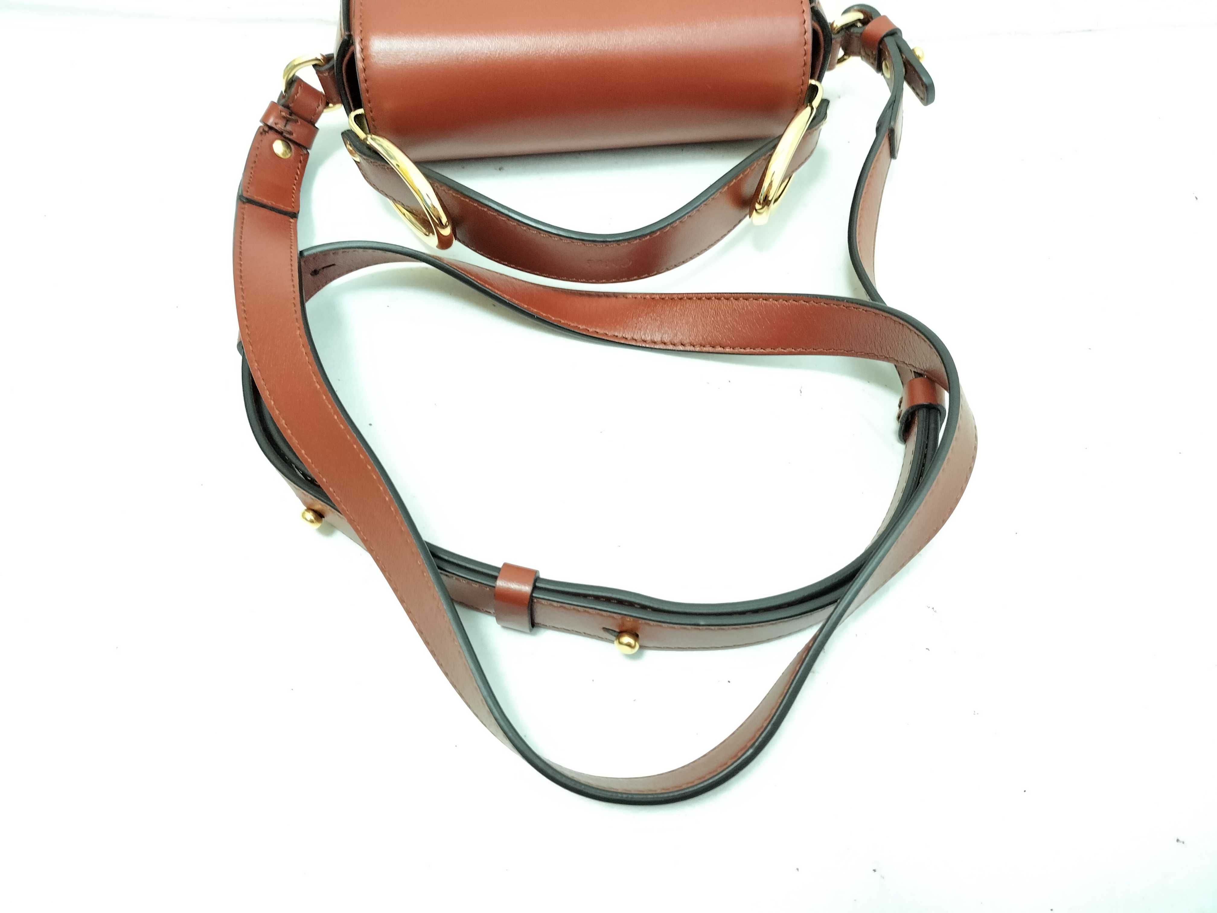 C Leather 2-Way Shoulder Bag Brown Shoulder Bag — view 6