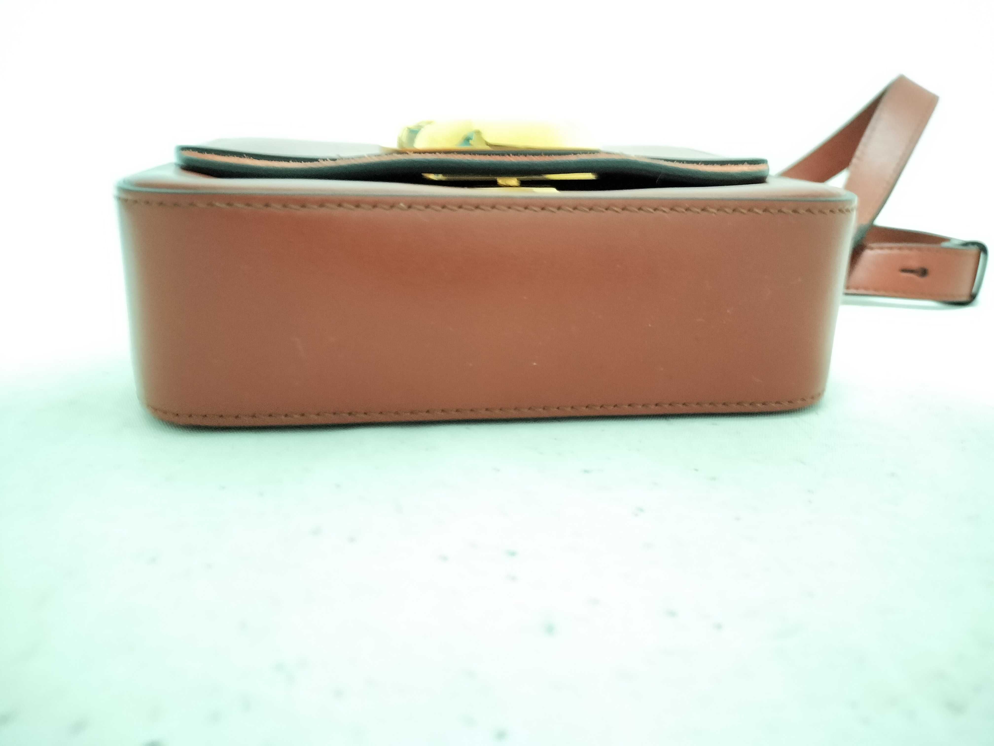 C Leather 2-Way Shoulder Bag Brown Shoulder Bag — view 8