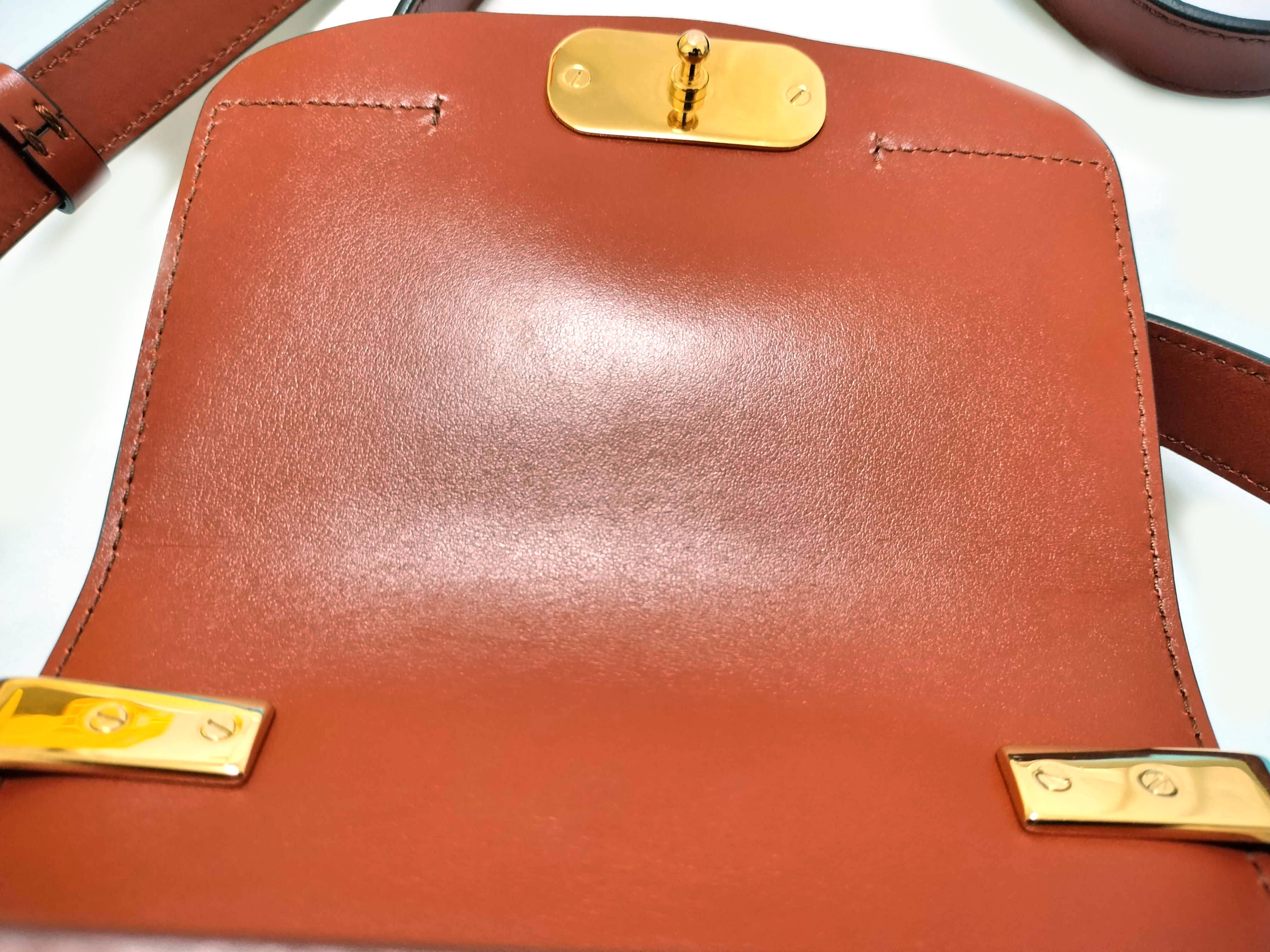 C Leather 2-Way Shoulder Bag Brown Shoulder Bag — view 9