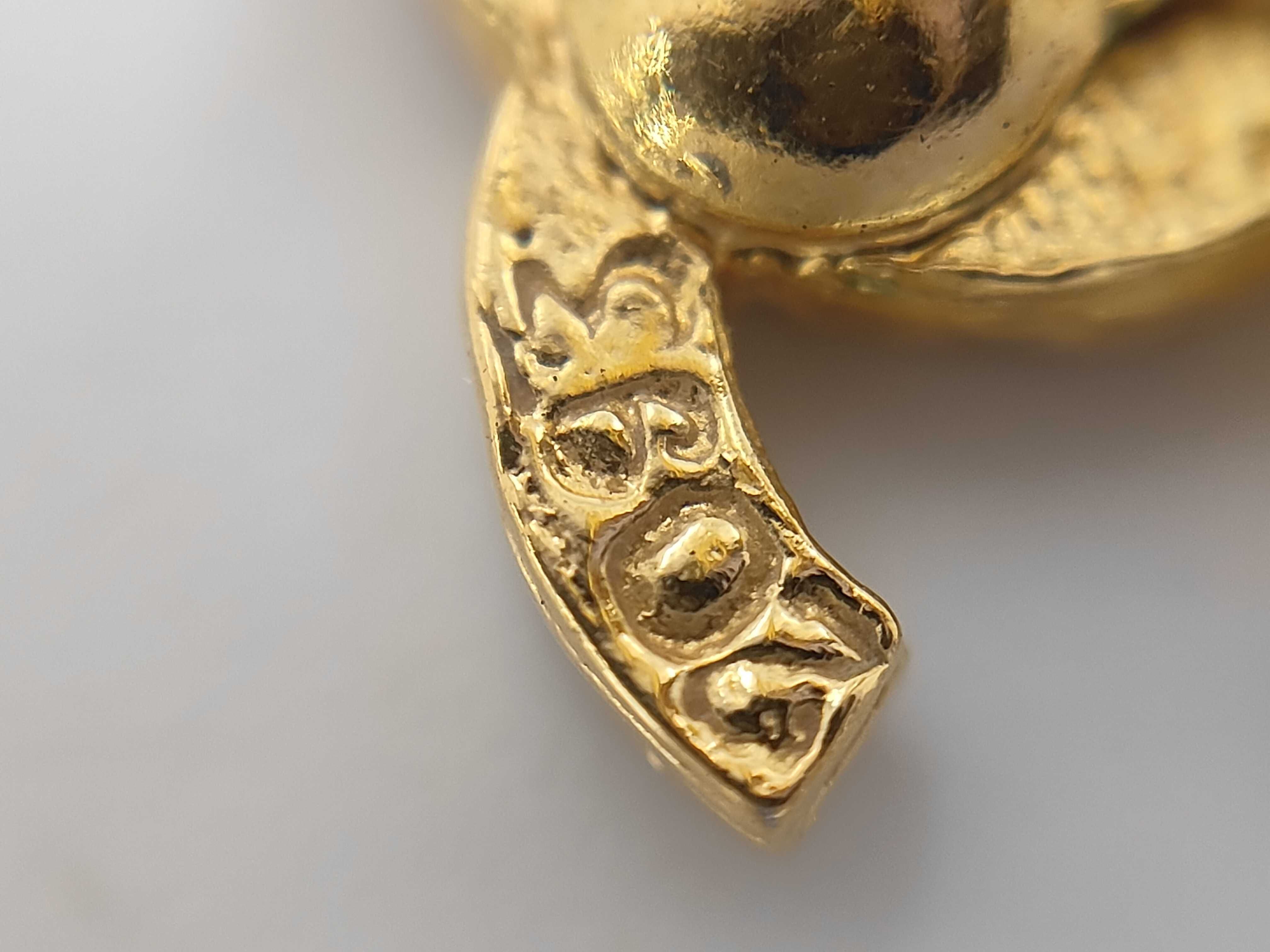 Coco Red x Gold (YG) Earrings — view 4